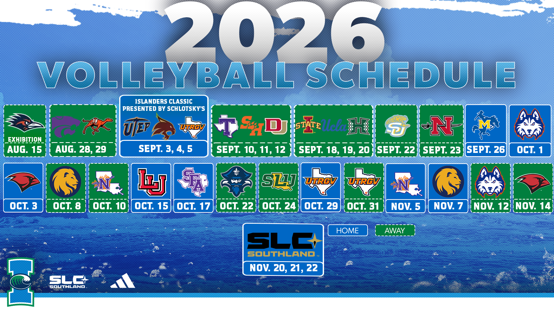 2026 volleyball schedule