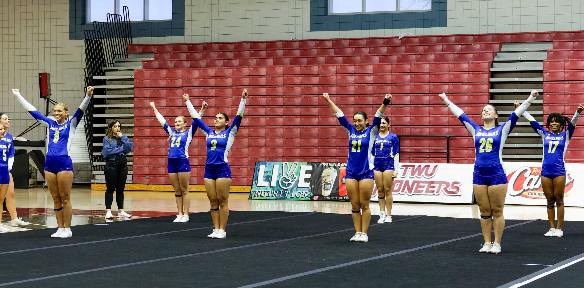 STUNT performing at TWU Tournament