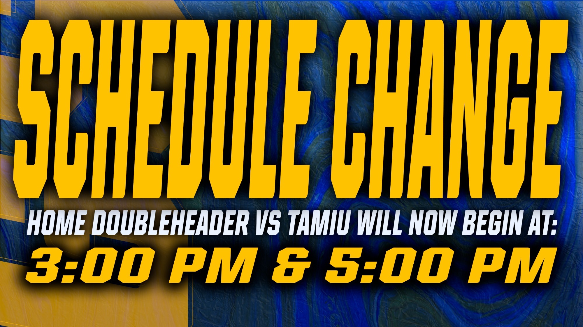 SB - TAMIU Schedule Change