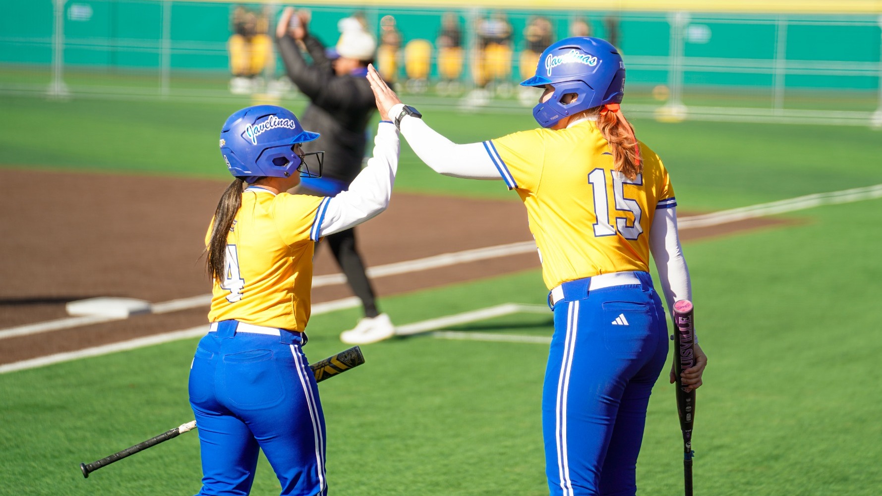 Dakota and Cel High-Five
