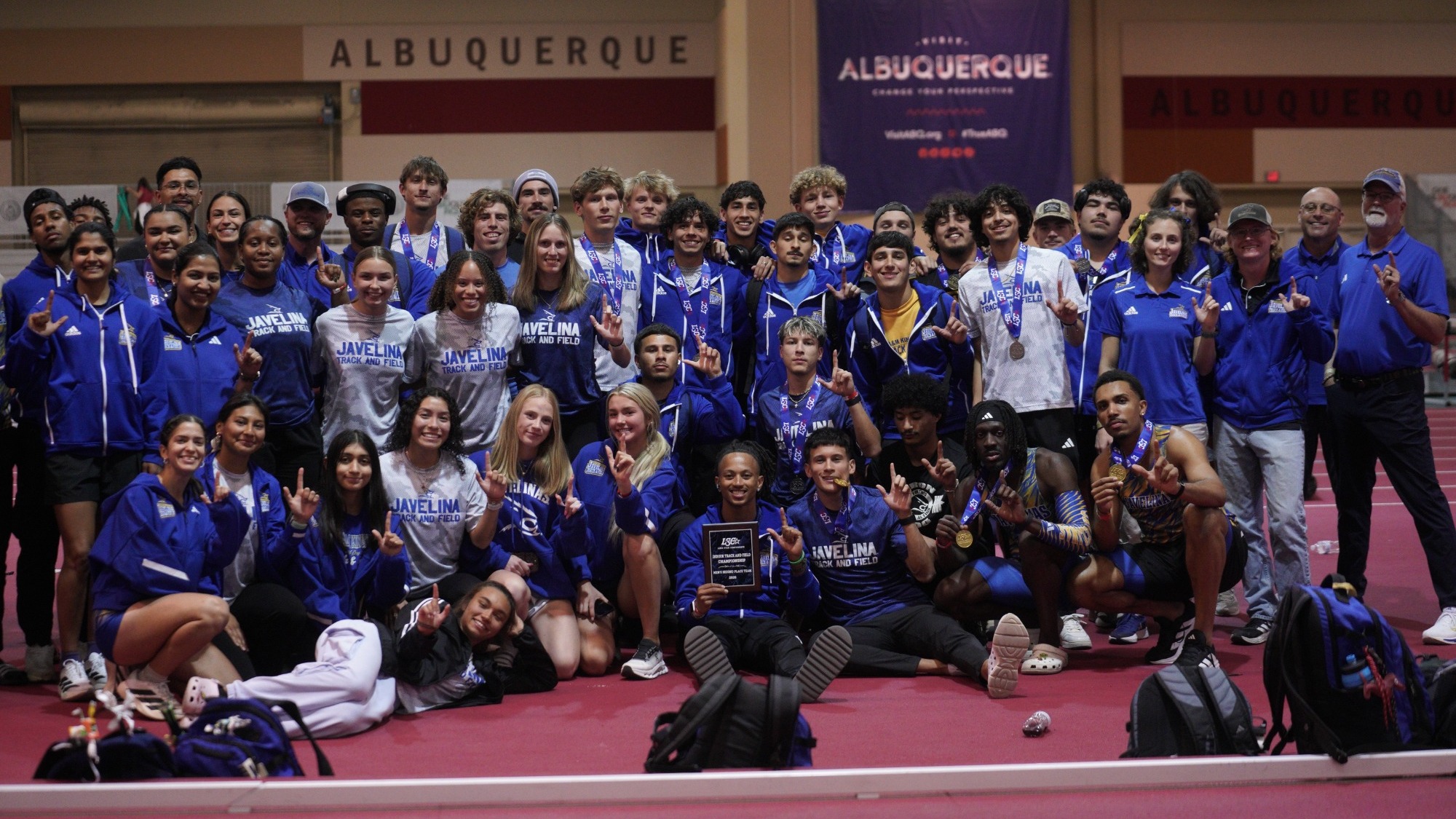 T&F Team Pic at 2025 LSC Indoors