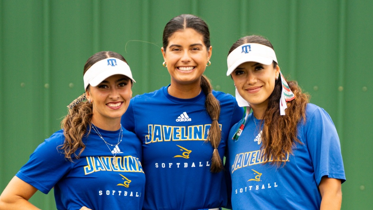 Shelbie Peal, Kristina Nash, and Andrea Martinez on Senior Day