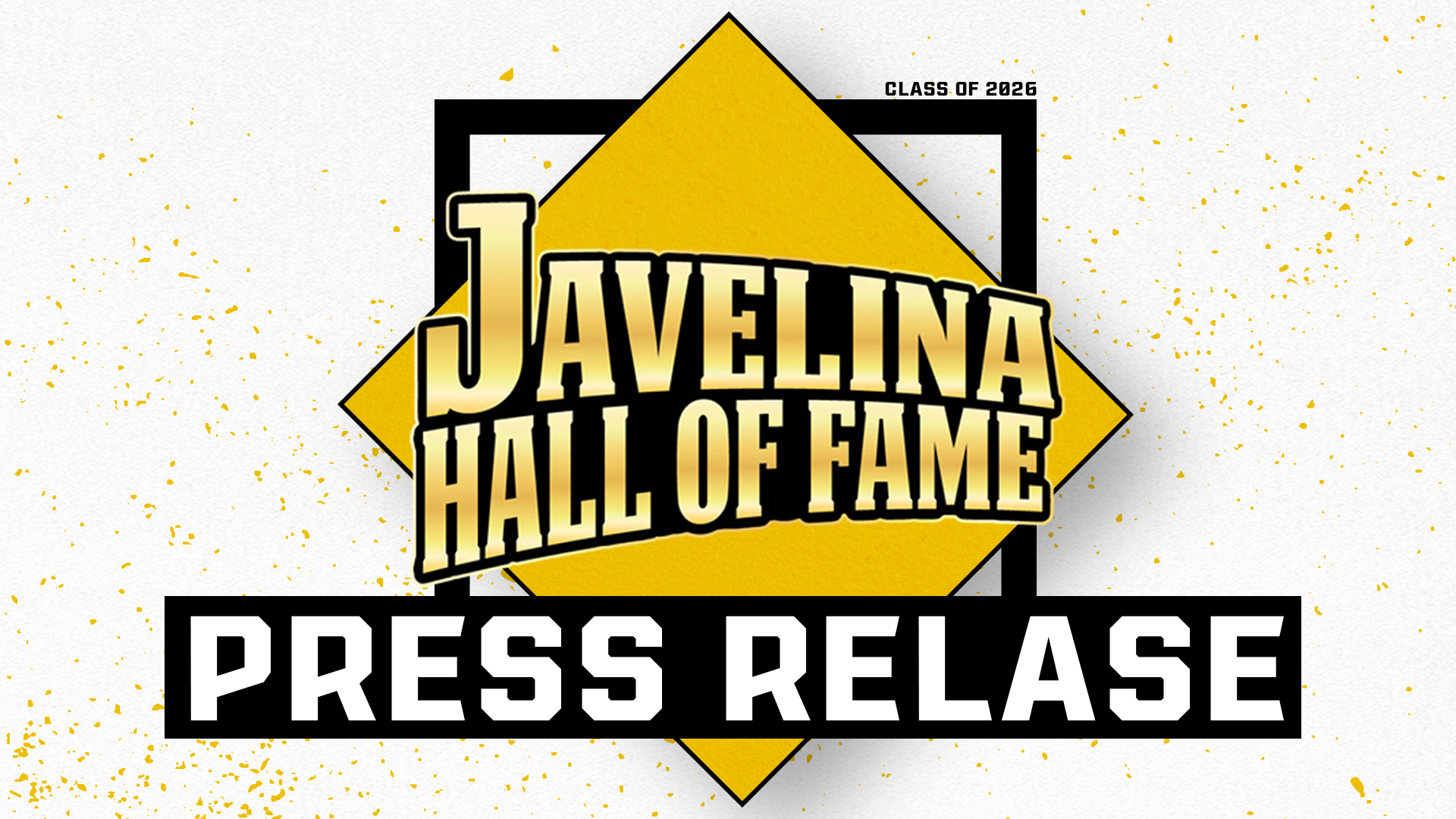 Hall of Fame press release cover