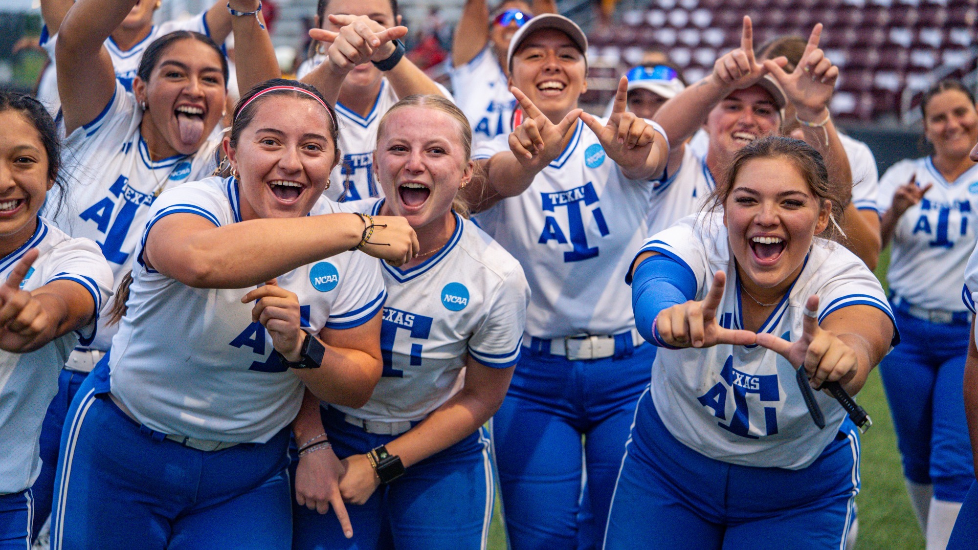 Softball Team Celly after Regional win VS CSU-Pueblo