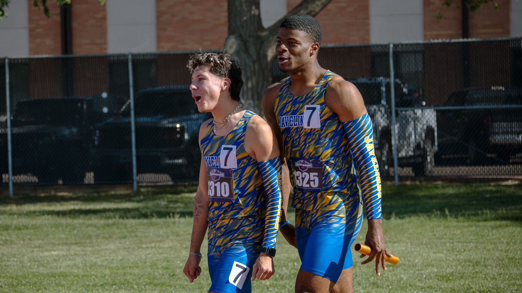 Pope and Chris at 2026 Outdoor LSC Championships