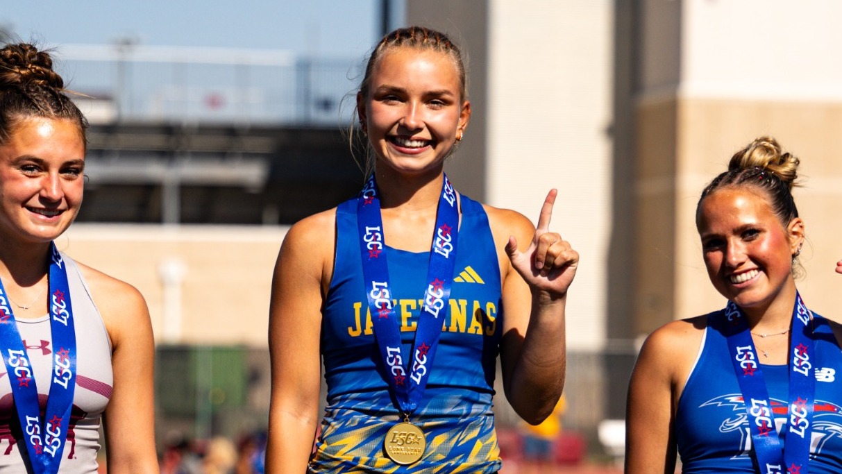 Kenzie Kurdys with 2026 Outdoor LSC Pole Vault Gold Medal