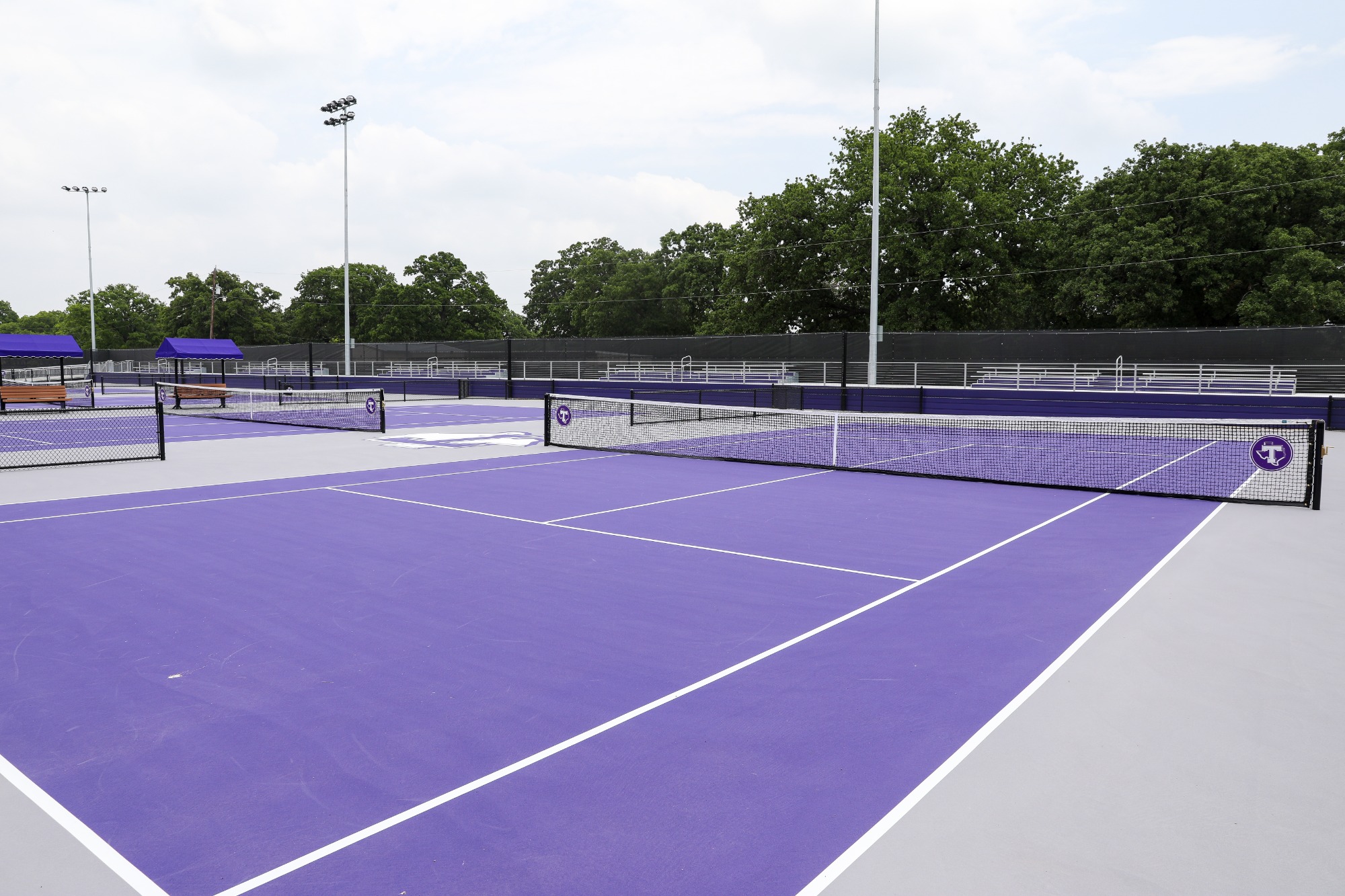 The new Tarleton Tennis Facility was completed in March of 2024, and the elite venue will be a staple for the Tarleton Tennis program. 