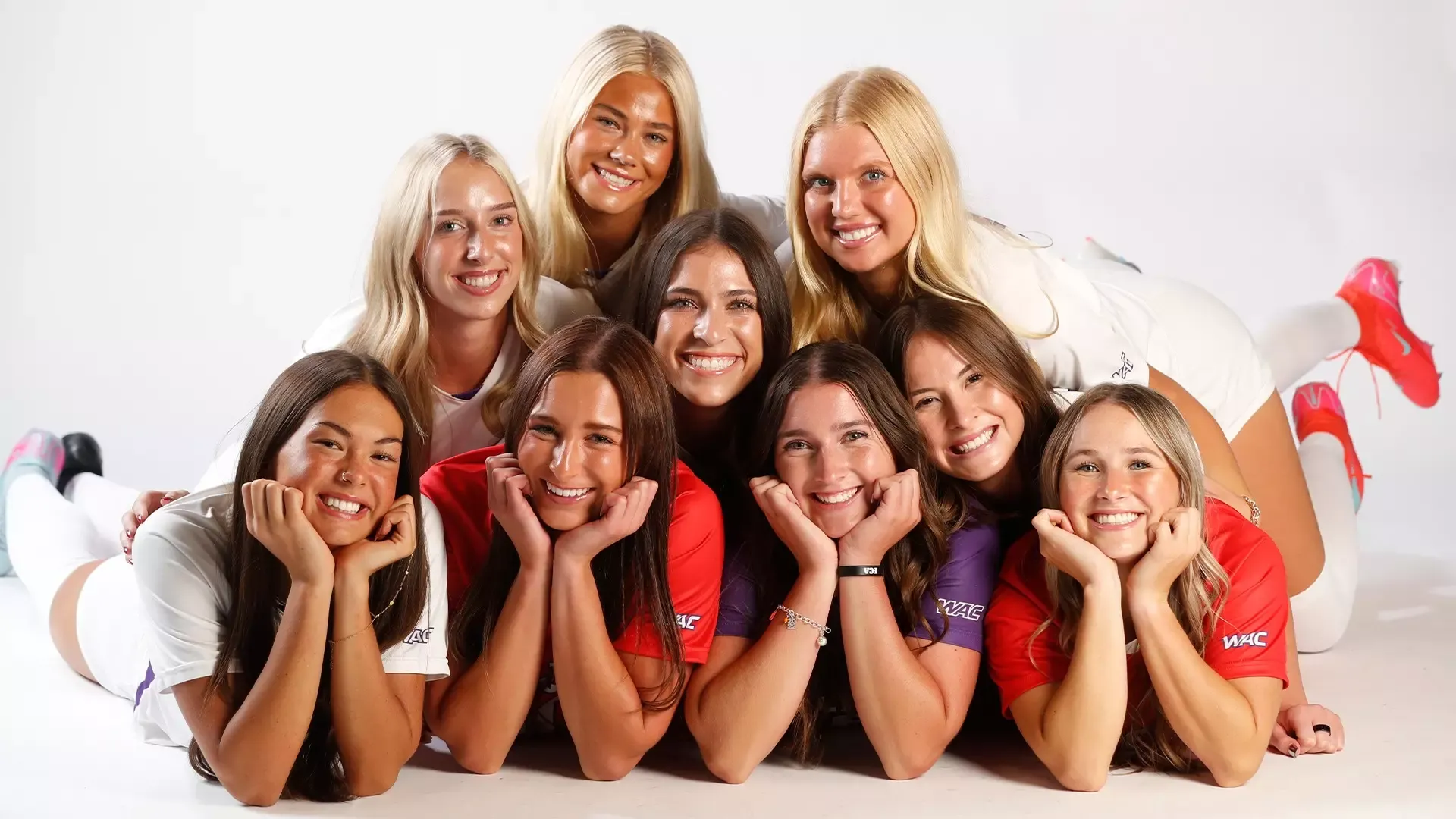 The nine seniors for Tarleton State Women's Soccer