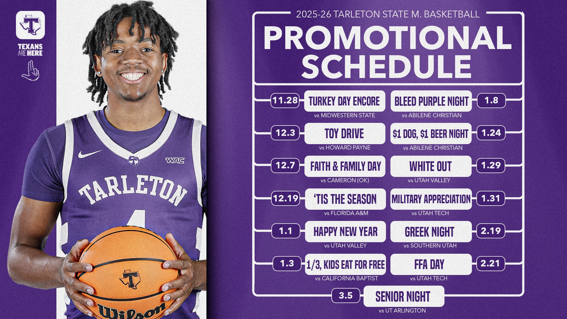 Texans host Abilene Christian on Residence Life Night in return to