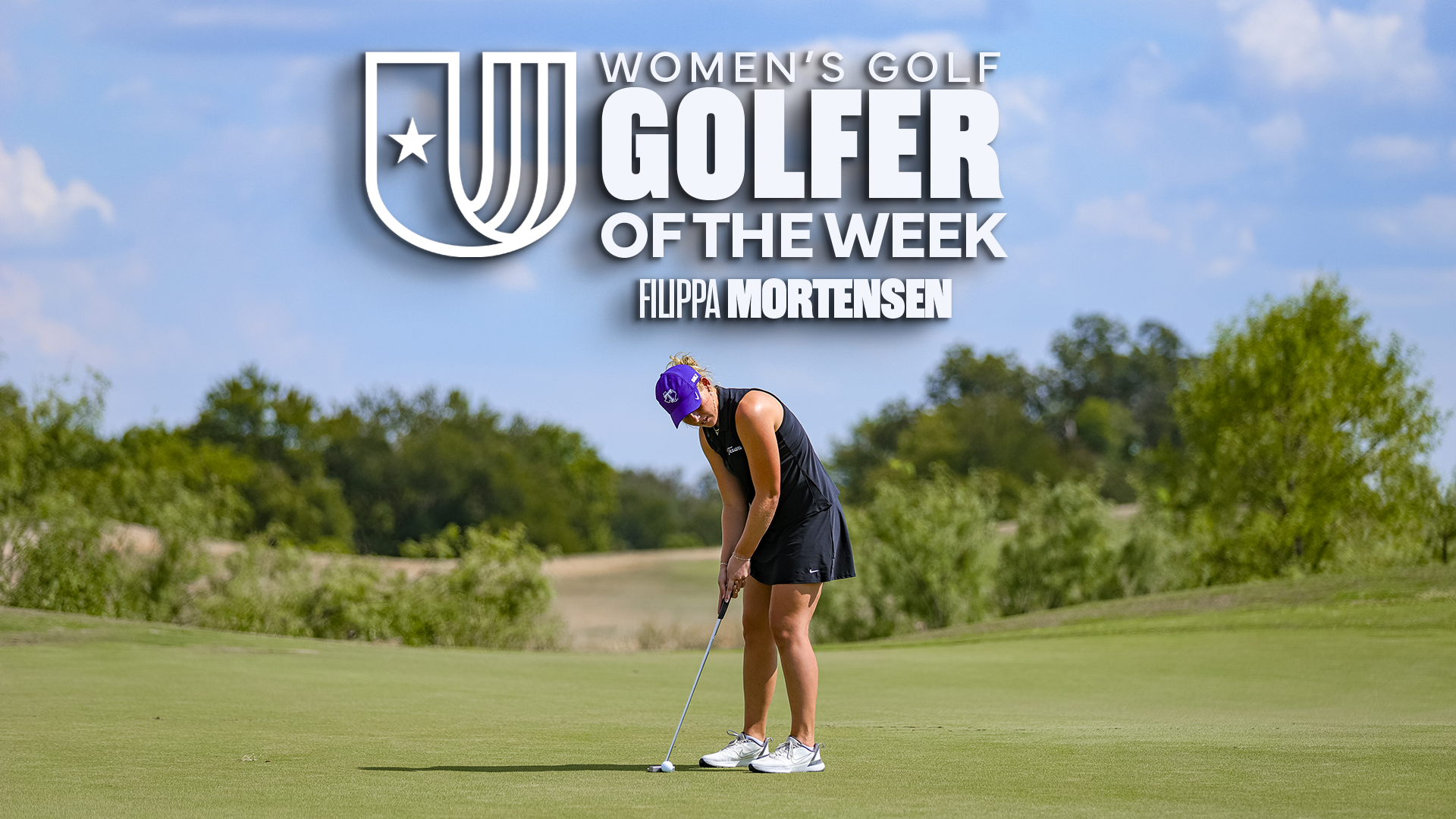 Filippa Mortensen putting