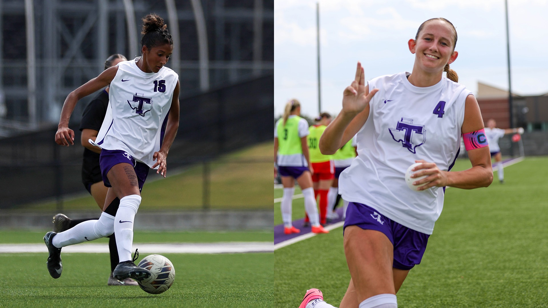 Tarleton State Soccer's Zahra Friess and Zoe Ballard Earned UAC Player of the Week Awards on Oct. 26, 2026