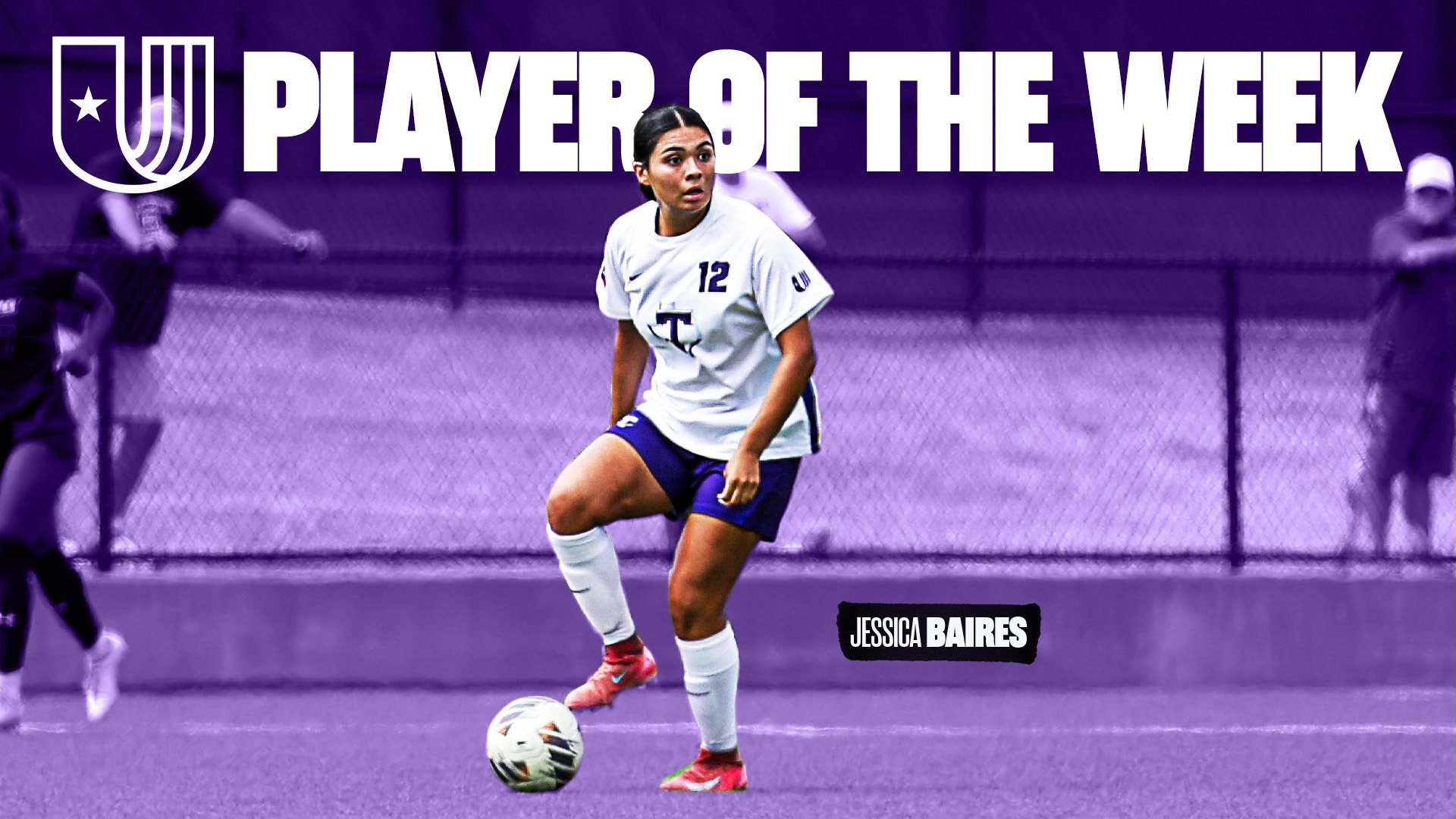 Tarleton State Soccer's Jessica Baires was Named the UAC Player of the Week on Oct. 5, 2026