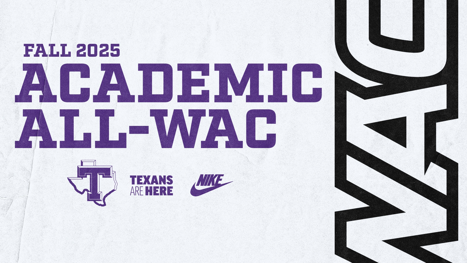 Fall 2025 Academic All-WAC was Announced on Feb. 11, 2026