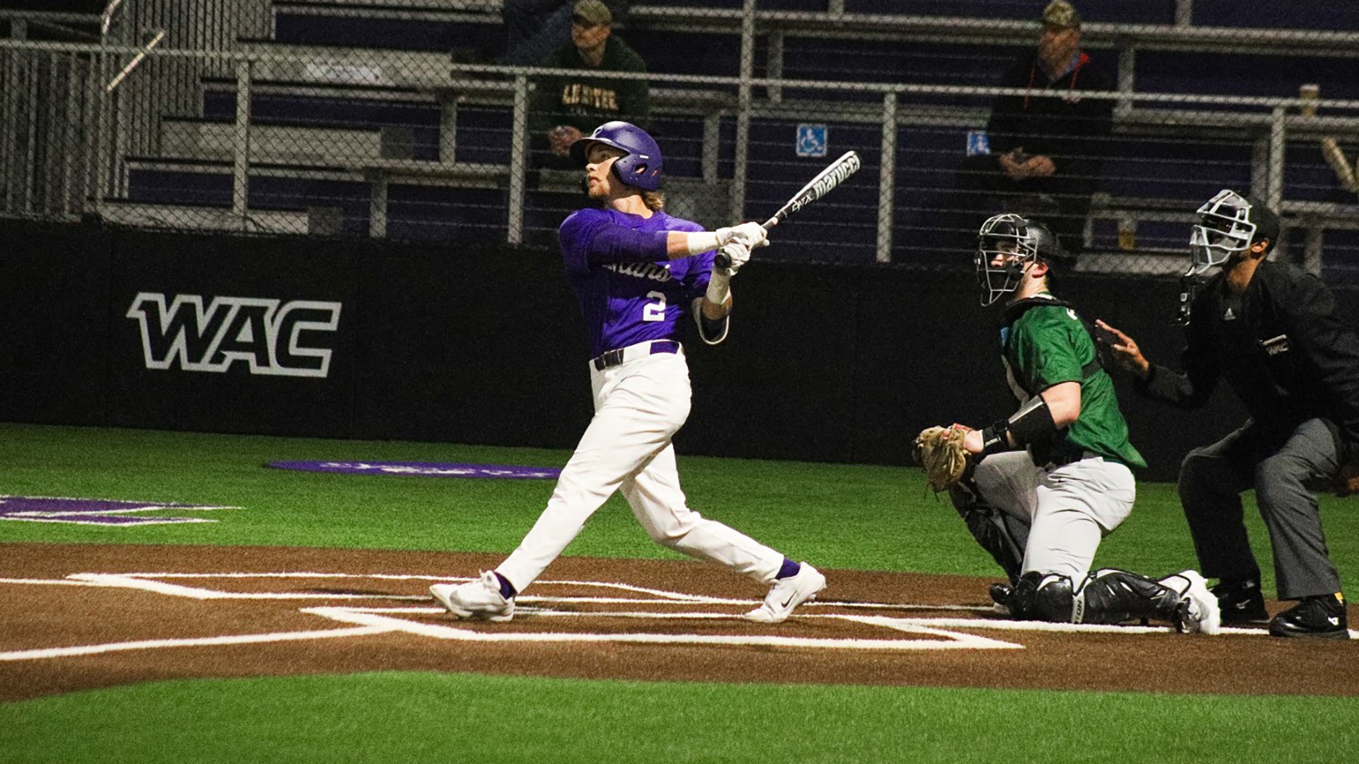 Ike Shirey Hits a Key Three-Run Triple Against Le Moyne on Feb. 14, 2026