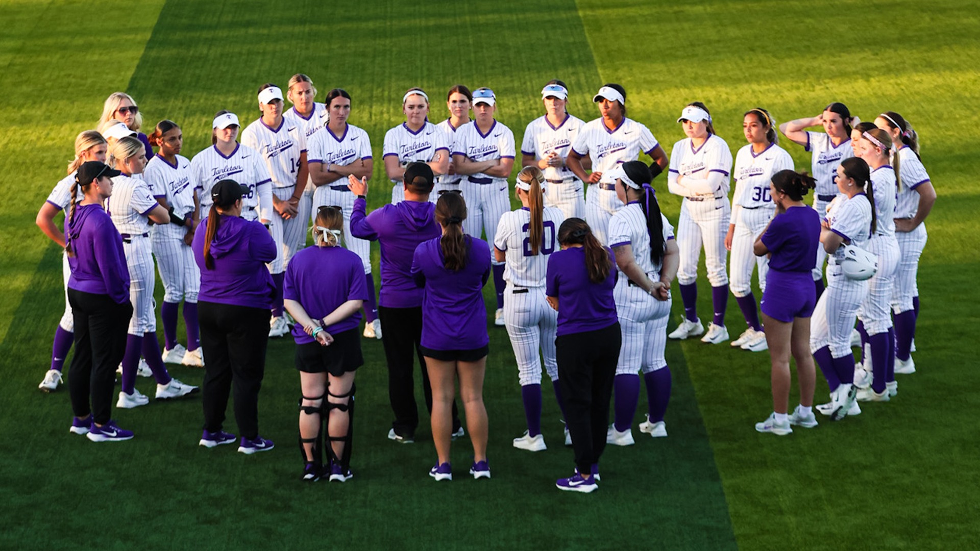 Texan Softball after game 1 against Tulsa