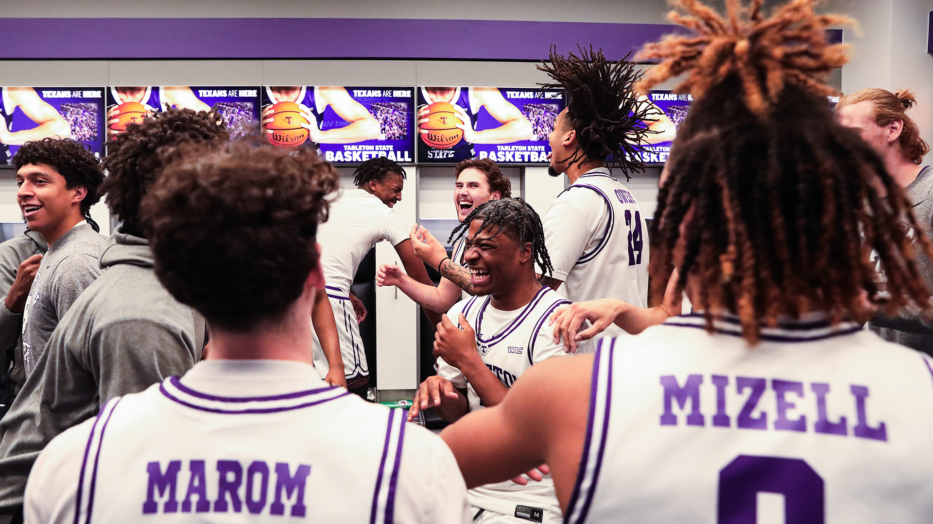 DJ Dormu celebrating in the locker room