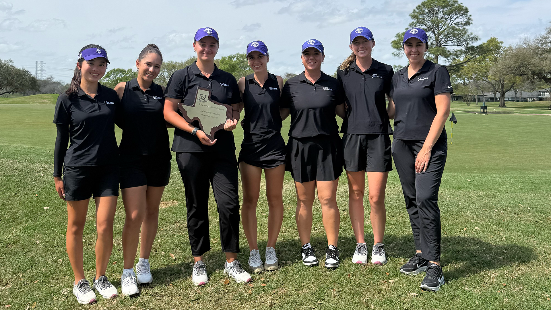 Tarleton State Women's Golf team photo Riverbend Intercollegiate