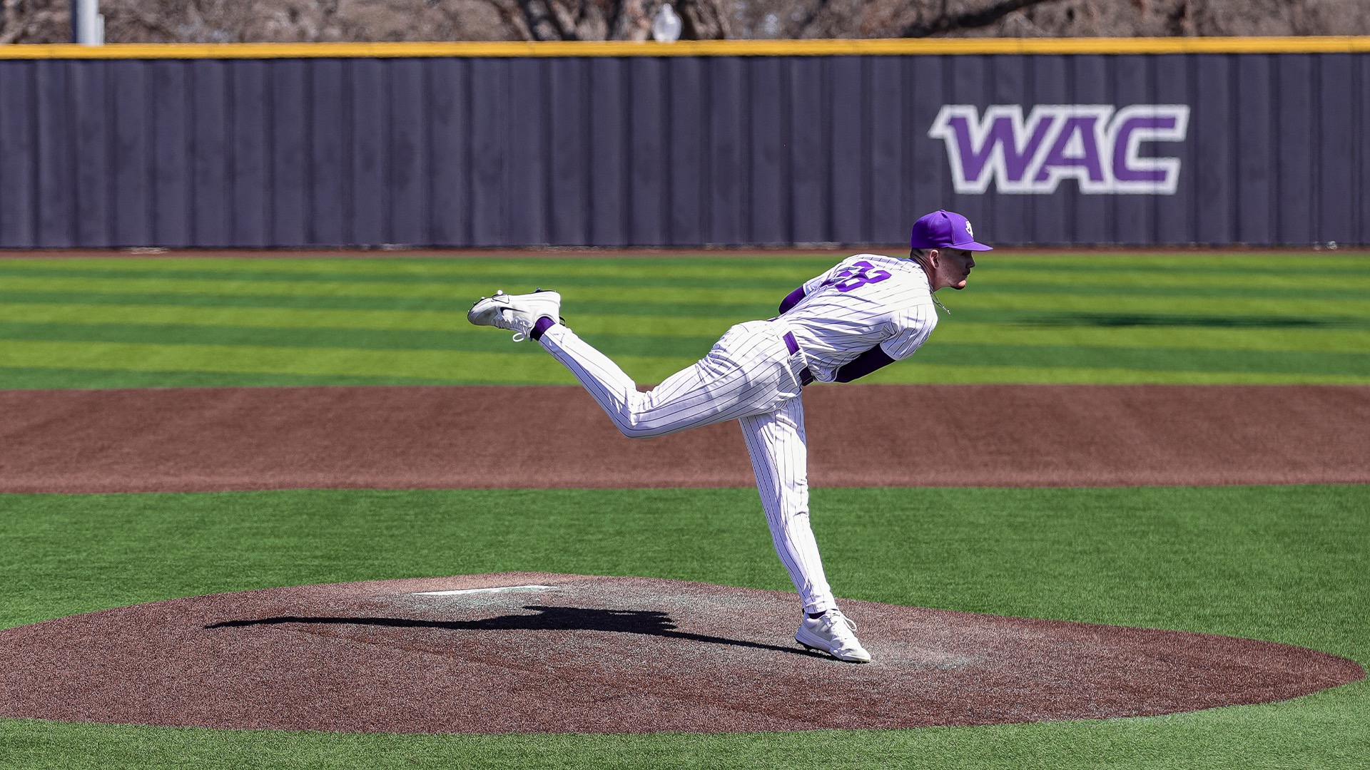 Cort Lowry pitches against the New Mexico Lobos on March 7, 2026.