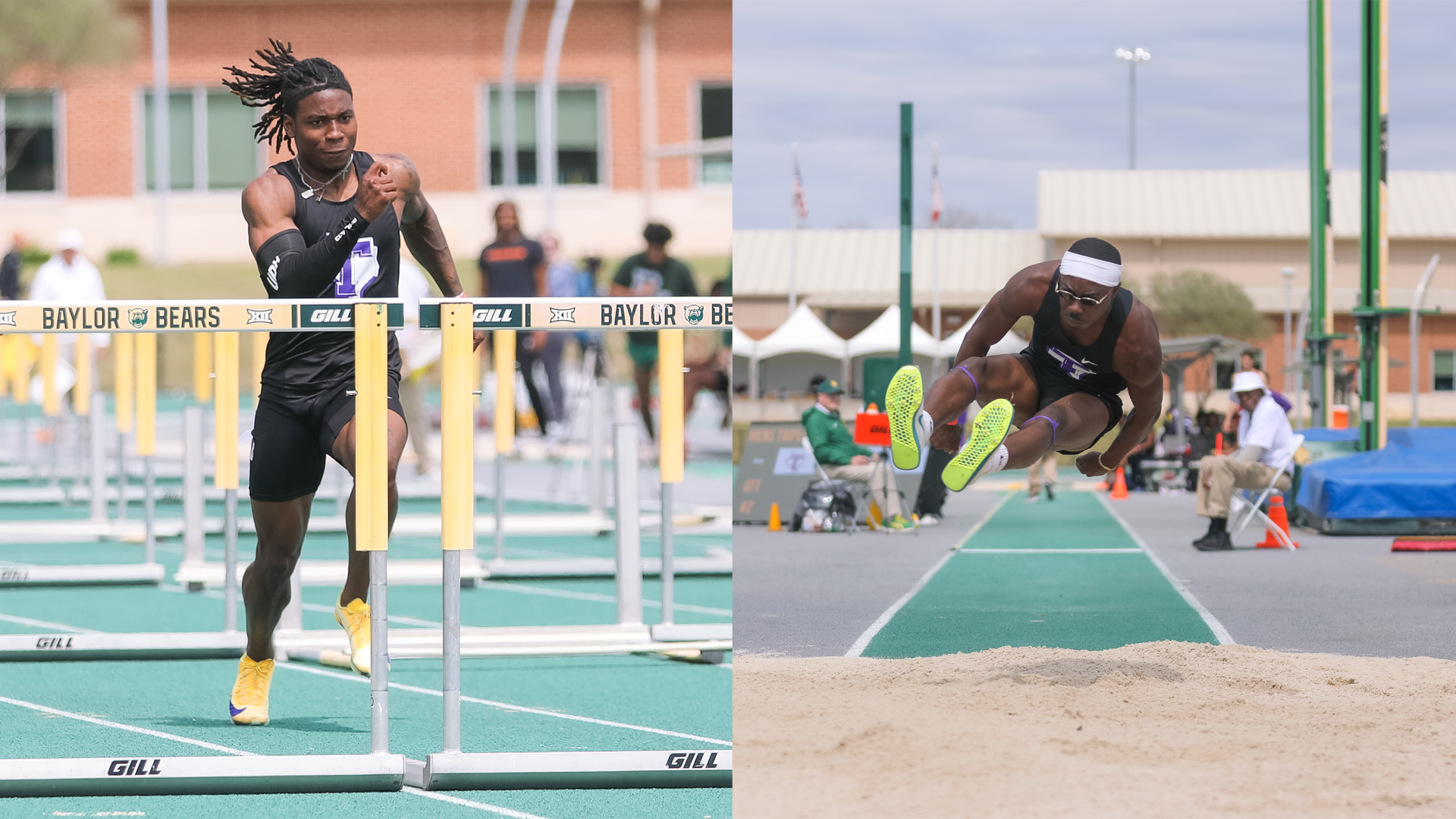 Caterrin Cox and Johnathon Rodgers action shots