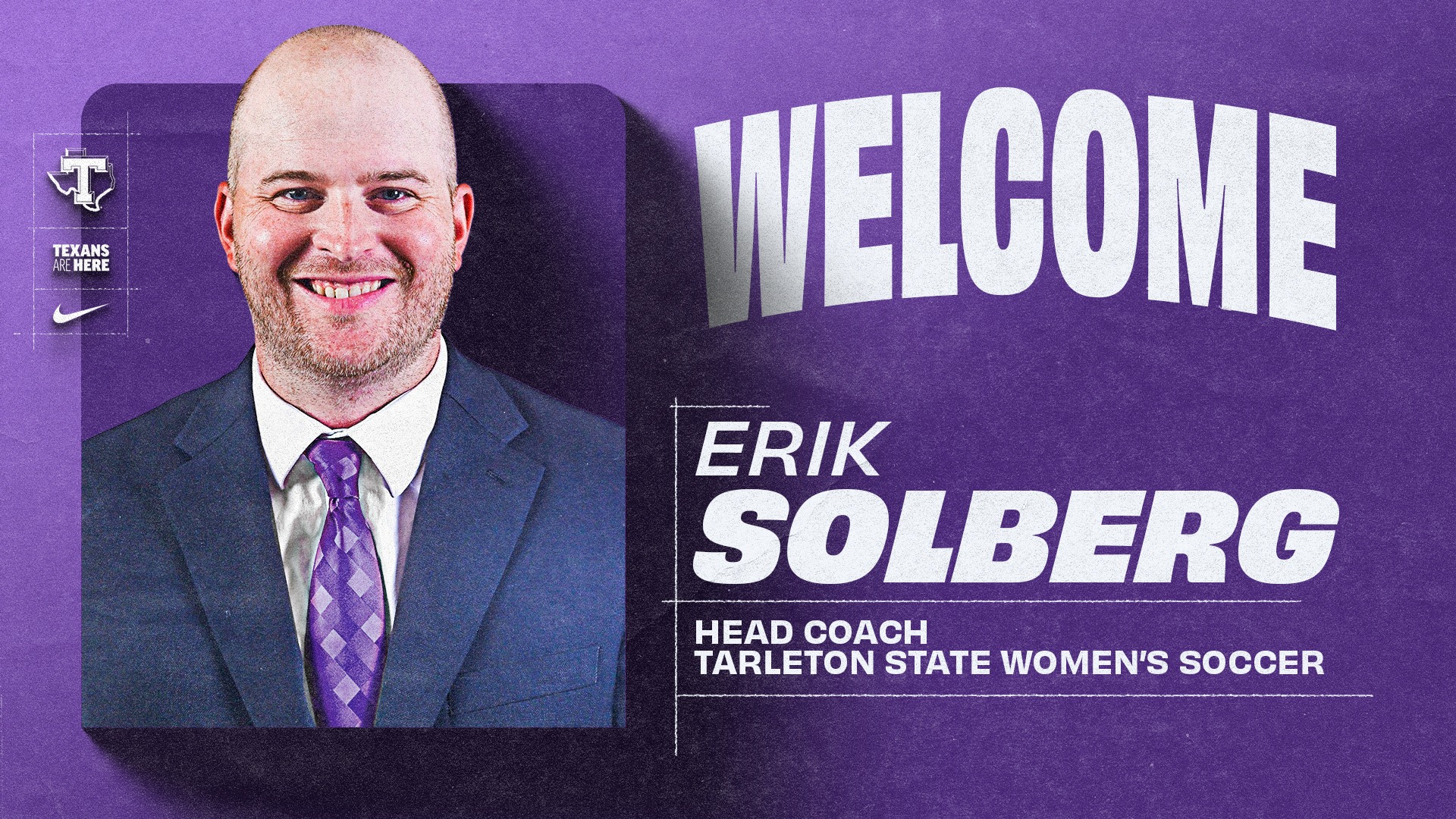 Tarleton State has Named Erik Solberg as the Second Head Coach in Texan Women's Soccer History on April 28, 2026