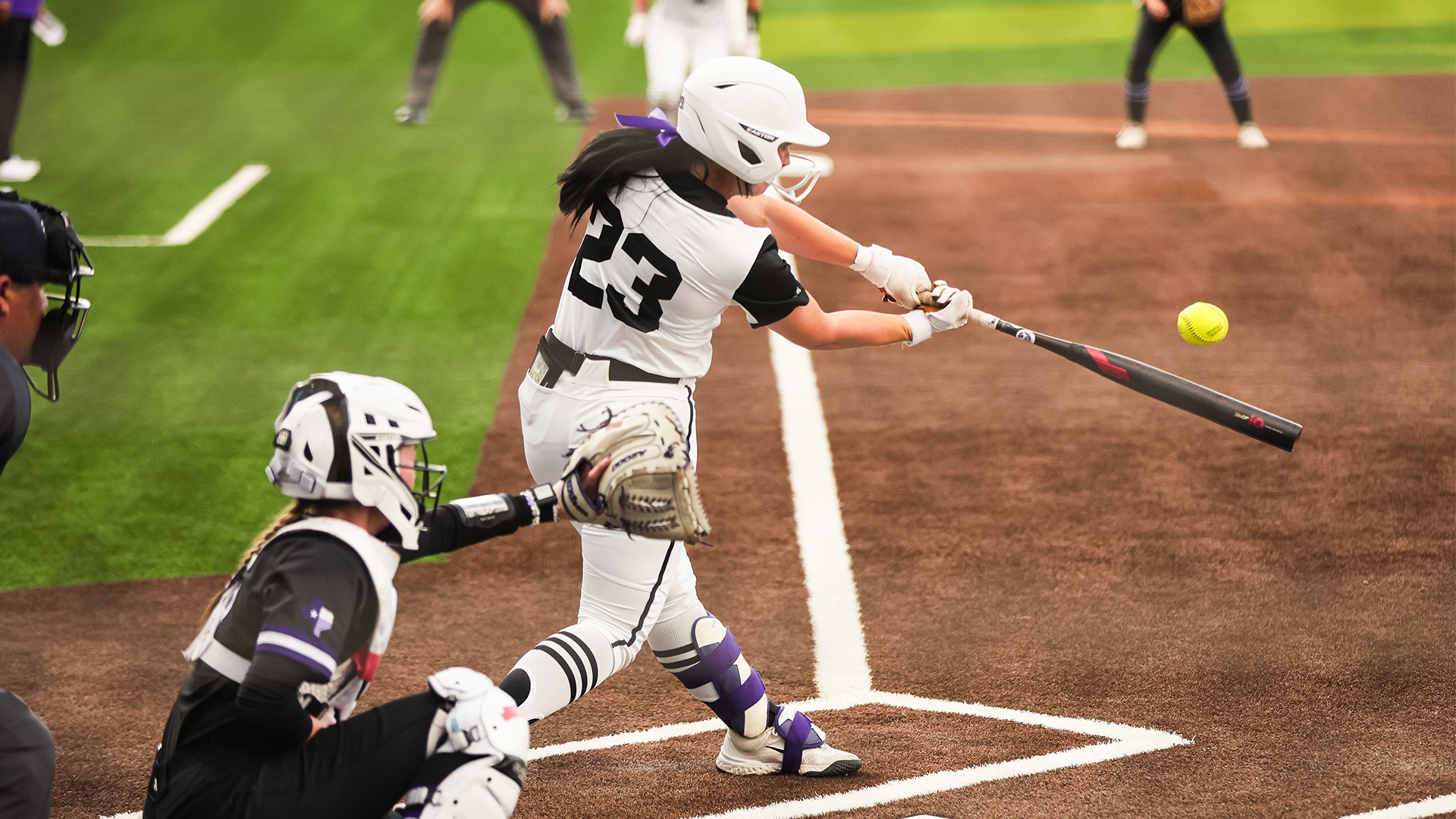 JJ hitting her grand slam against ACU