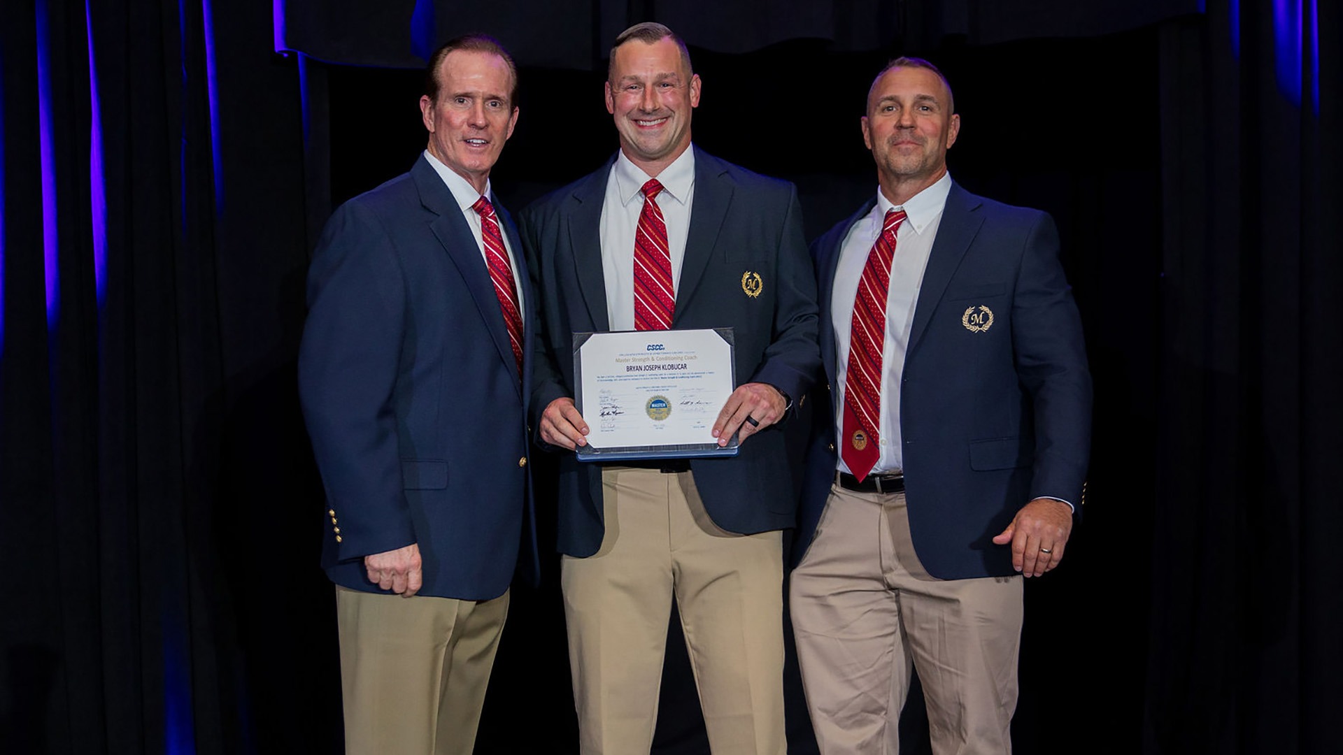 Tarleton State Director of Athletic Performance Bryan Klobucar has earned the “highest honor” in the strength and conditioning coaching field. At a special ceremony in Fort Worth, Texas, Klobucar was presented with the title of Master Strength and Conditioning Coach. (Photo Used May 13, 2026)