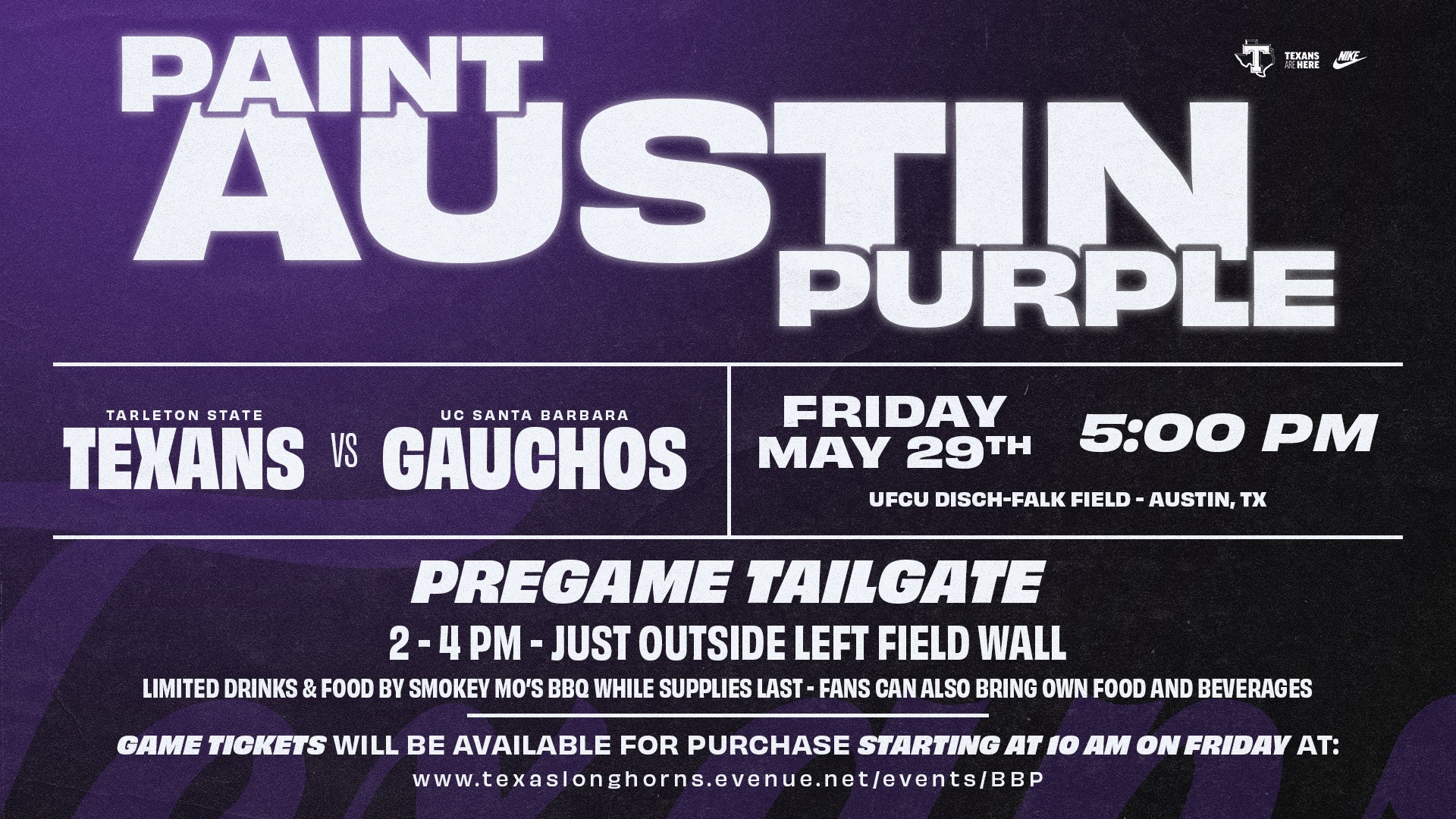 Tarleton State Baseball at Austin Regional Promotion (1920x1080)