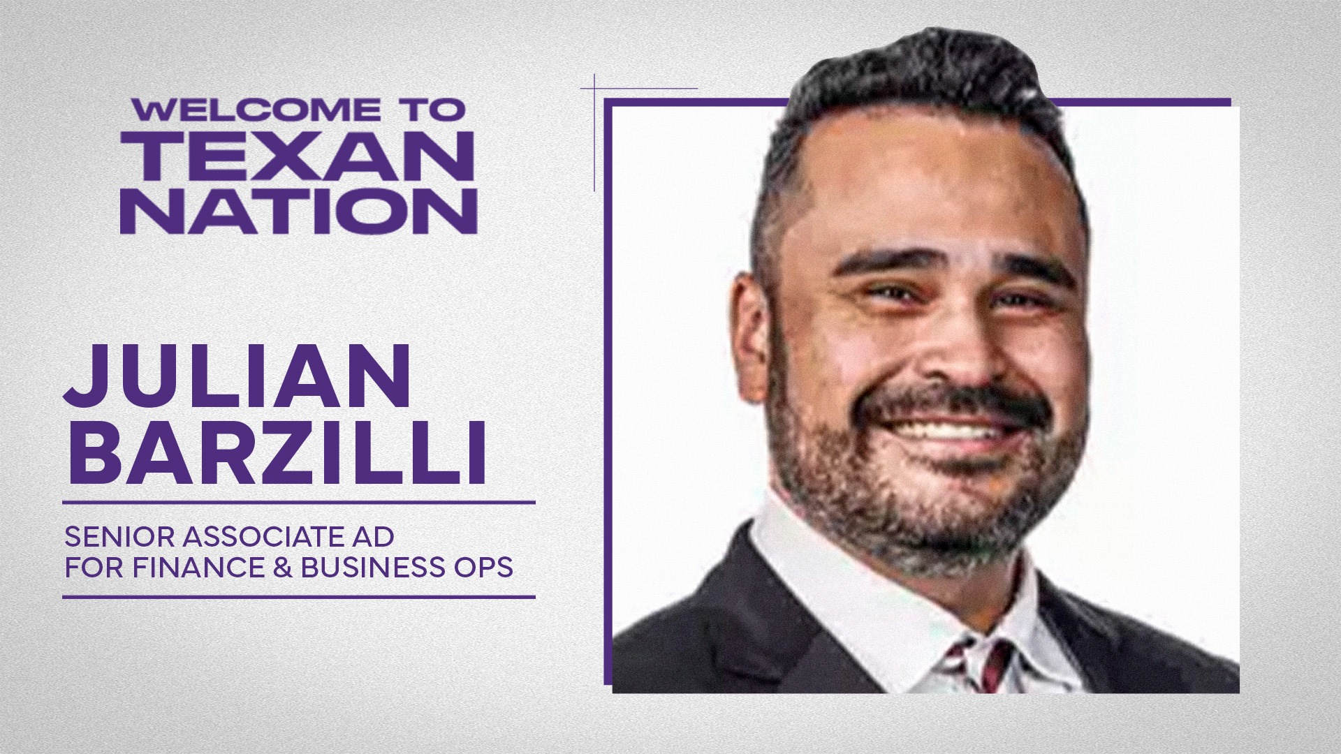 Tarleton State Announced the Hiring of Julian Barzilli on July 8, 2026