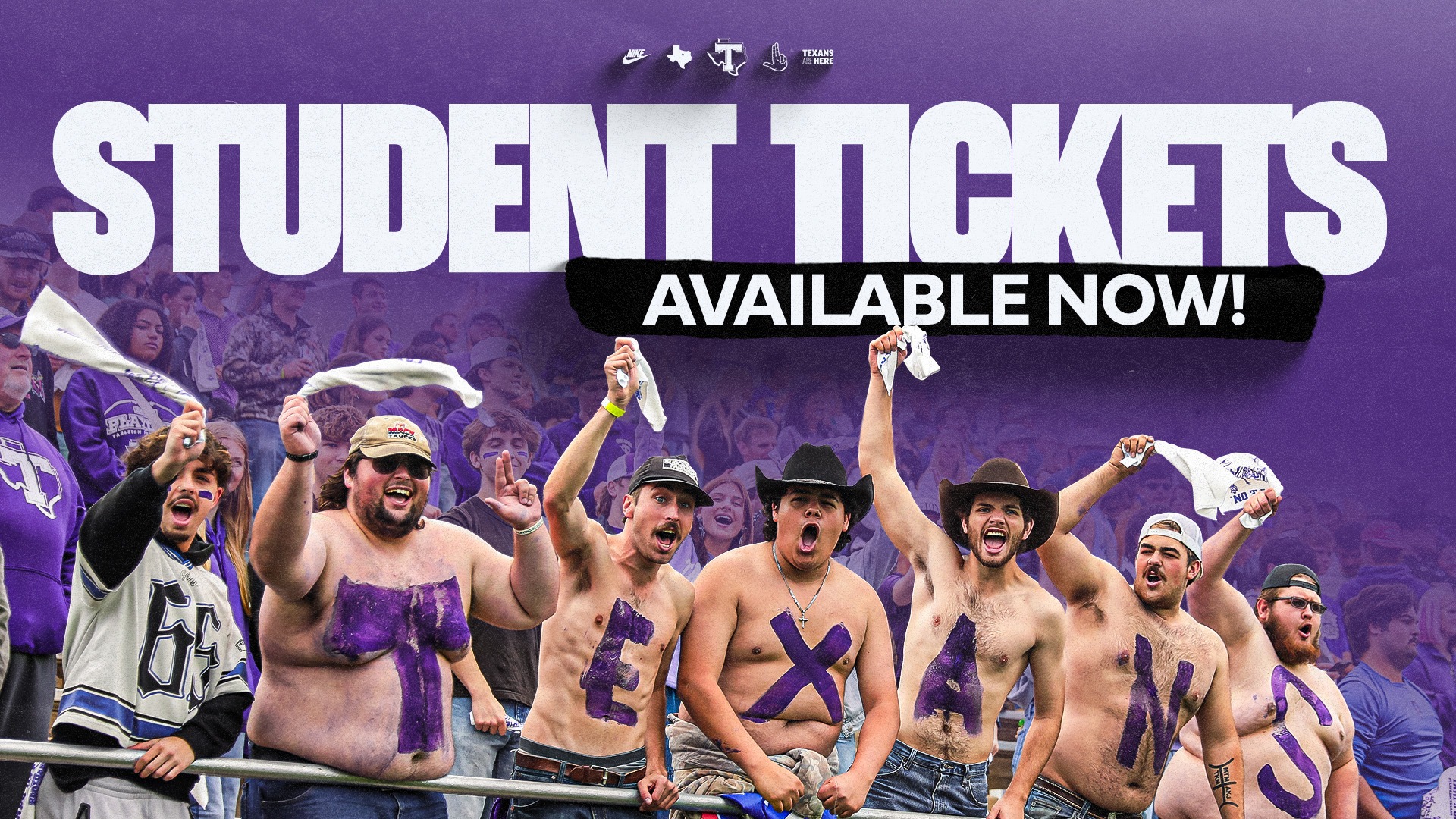 Tarleton State Athletics 2026 Student Tickets are Available Now (Aug. 21, 2026)