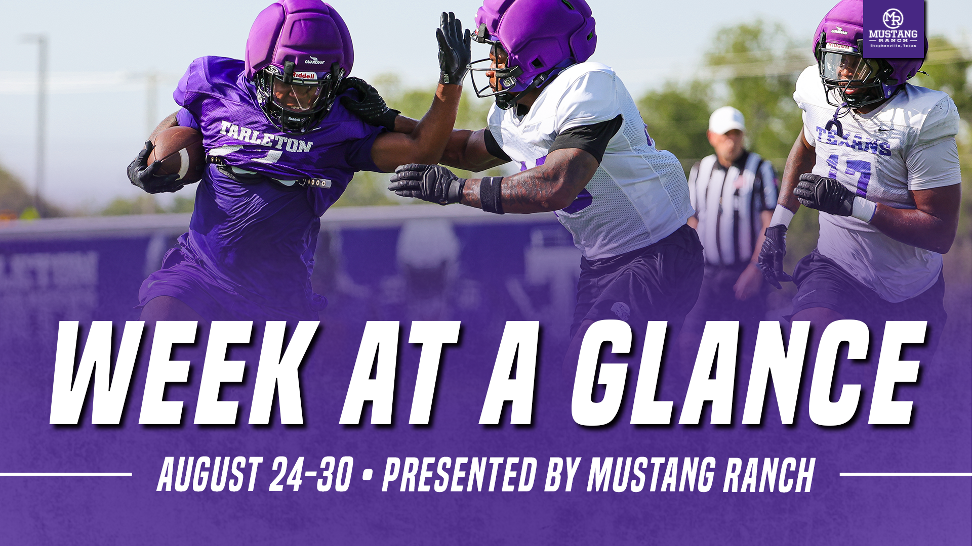 Tarleton State Athletics Week at a Glance Aug. 24, 2026