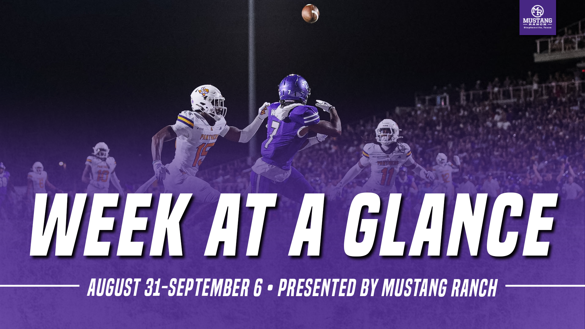 Tarleton State Athletics' Week at a Glance (8-31-26)