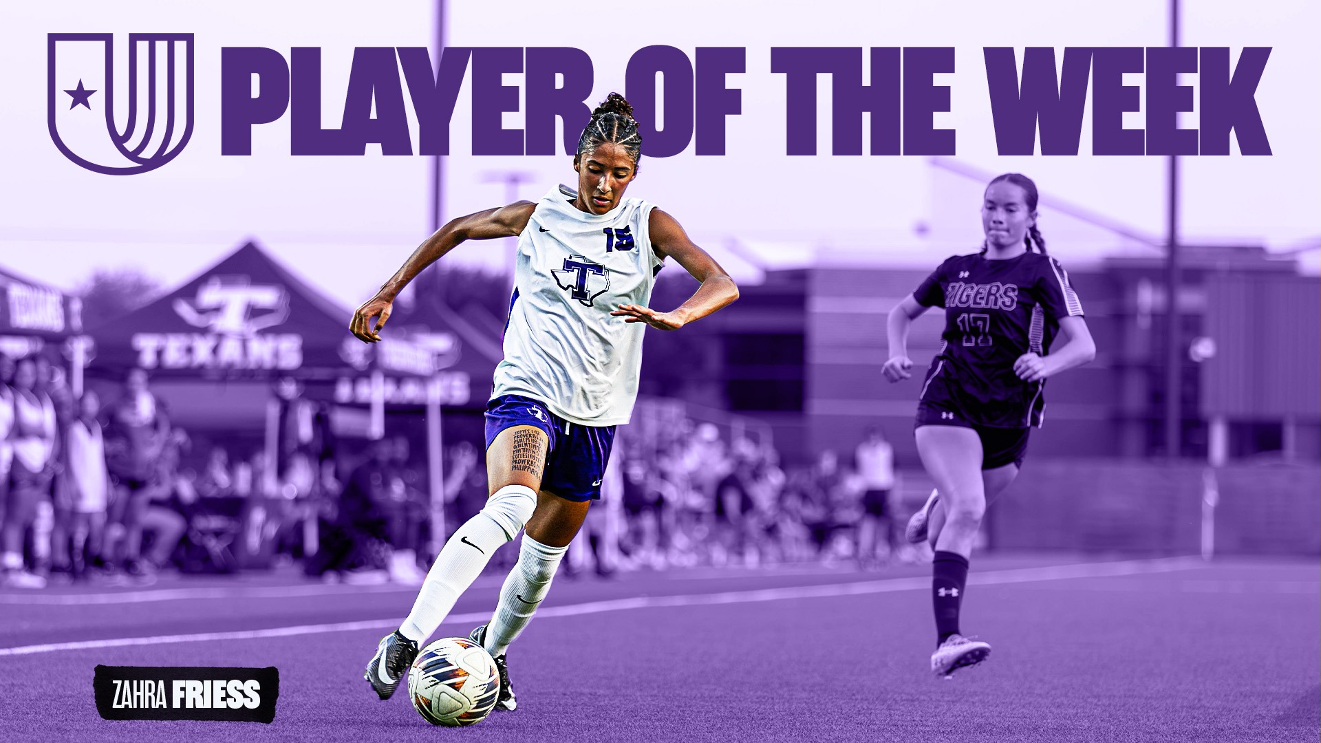 Zahra Friess was Named the UAC Player of the Week on Sept. 21, 2026