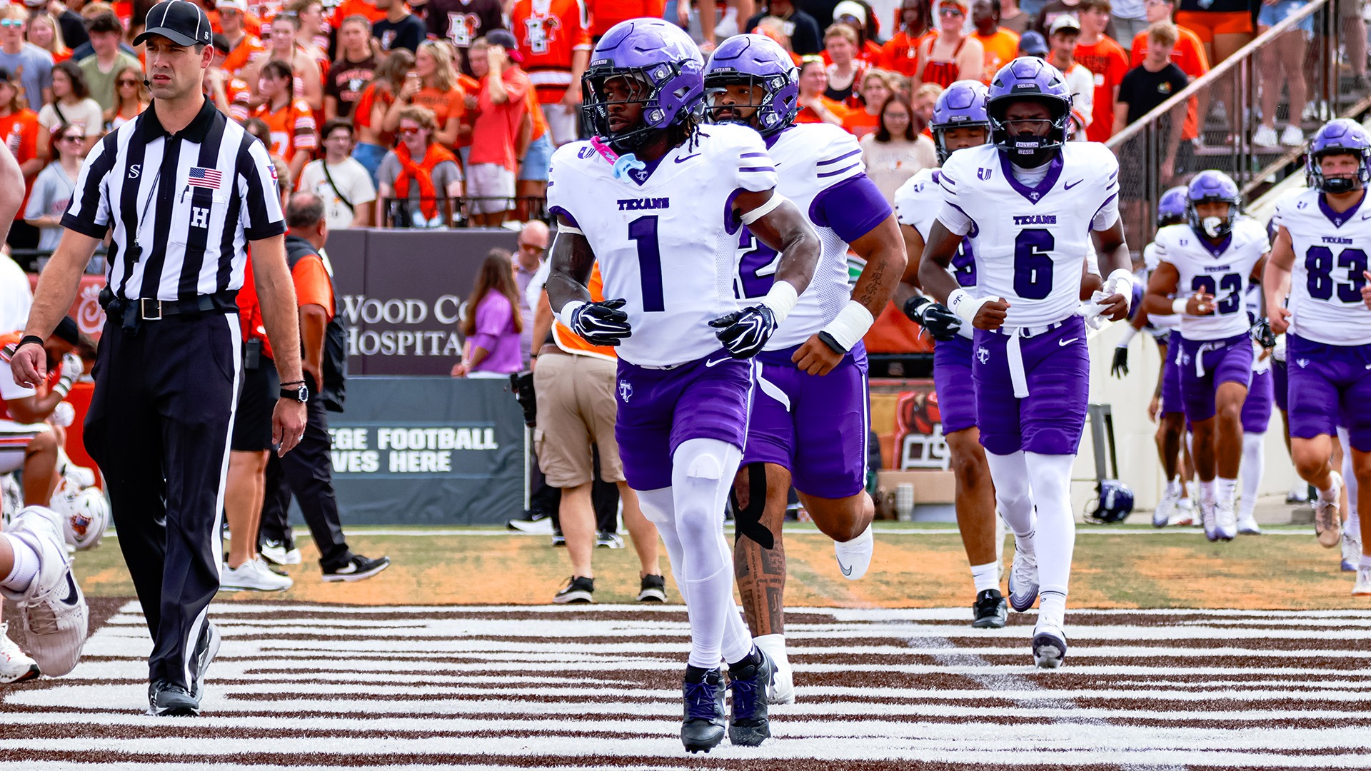 Tarleton State Football's Tylan Hines at Bowling Green (Photo Used Sept. 7, 2026)