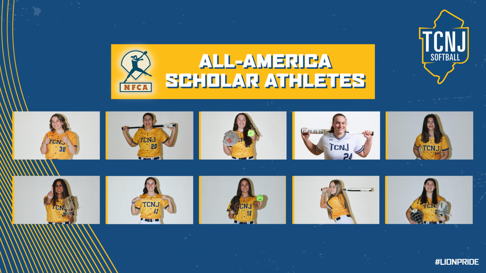 NFCA All-America Scholar Athletes 2025