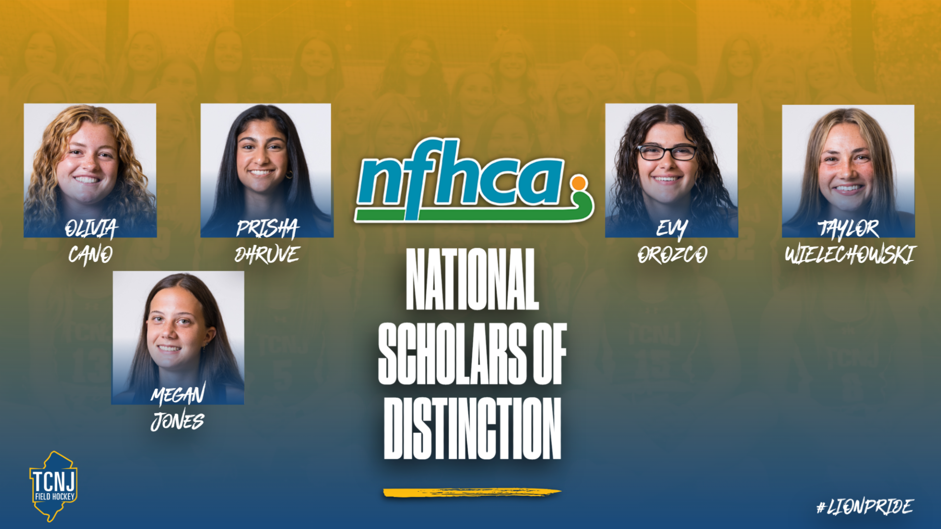 NFHCA Scholars of Distinction 2026