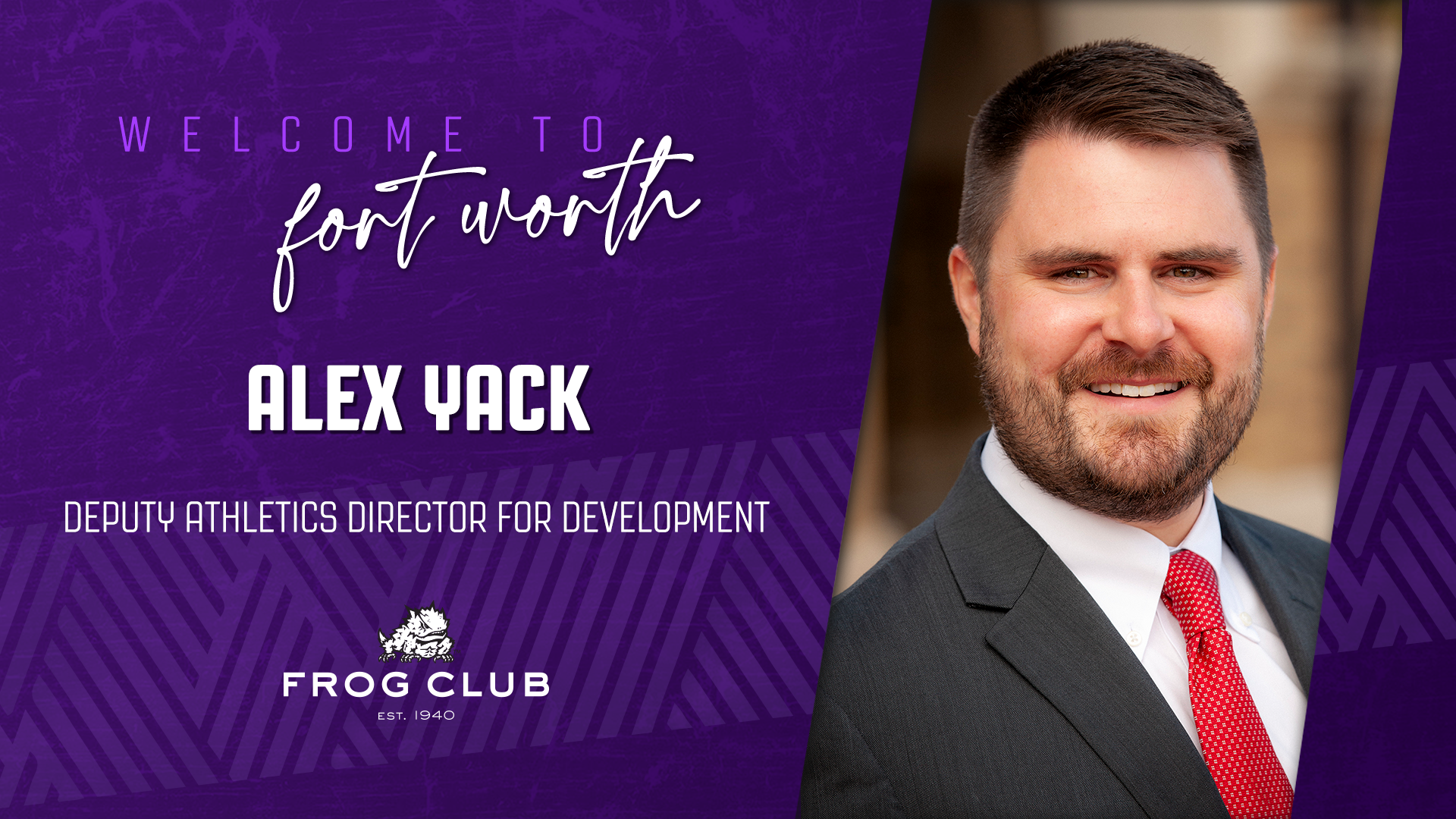 Veteran Fundraising Leader Alex Yack Named Deputy Athletics Director for Development at TCU