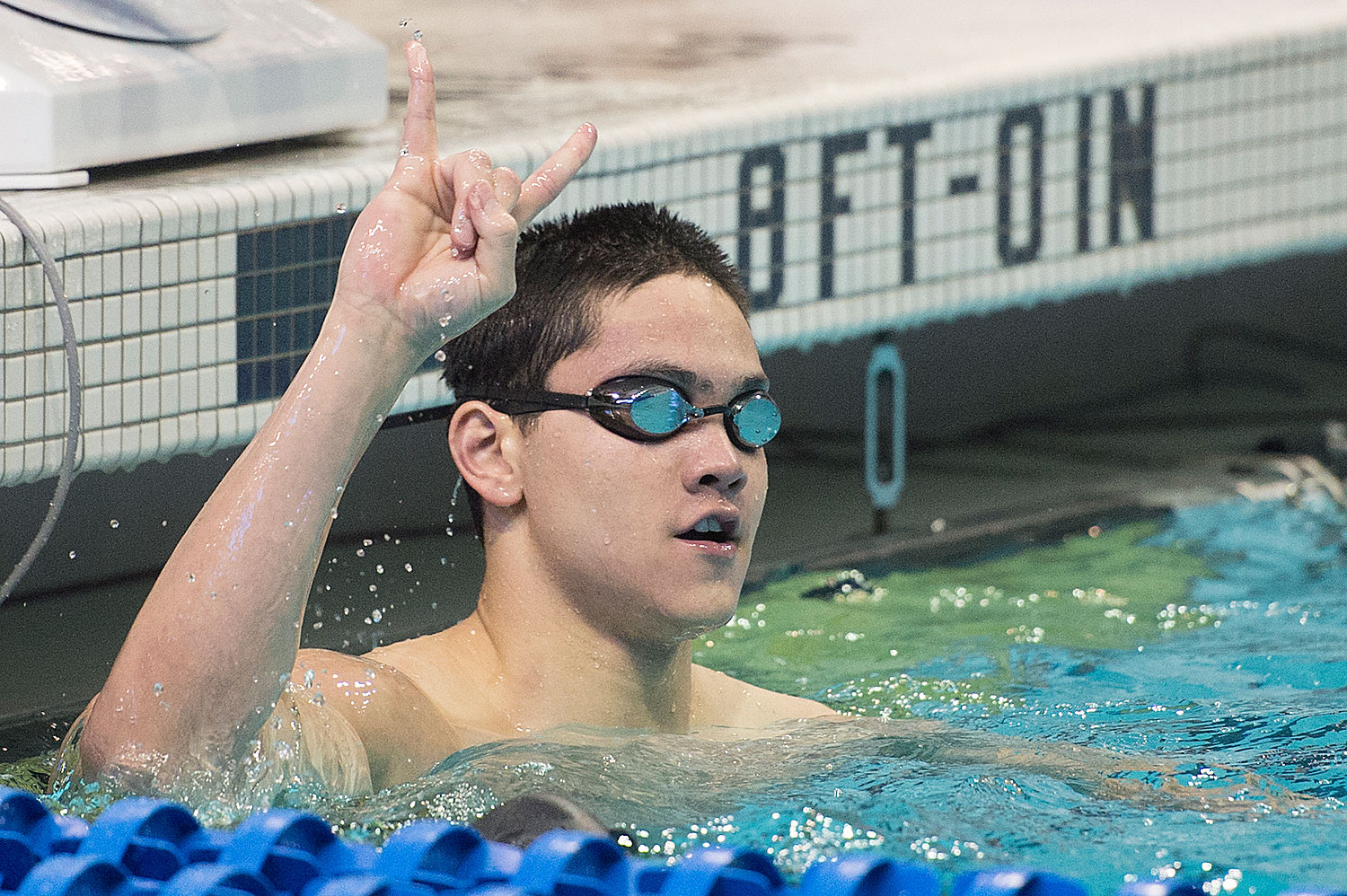 Joseph Schooling Men's Swimming and Diving University of Texas