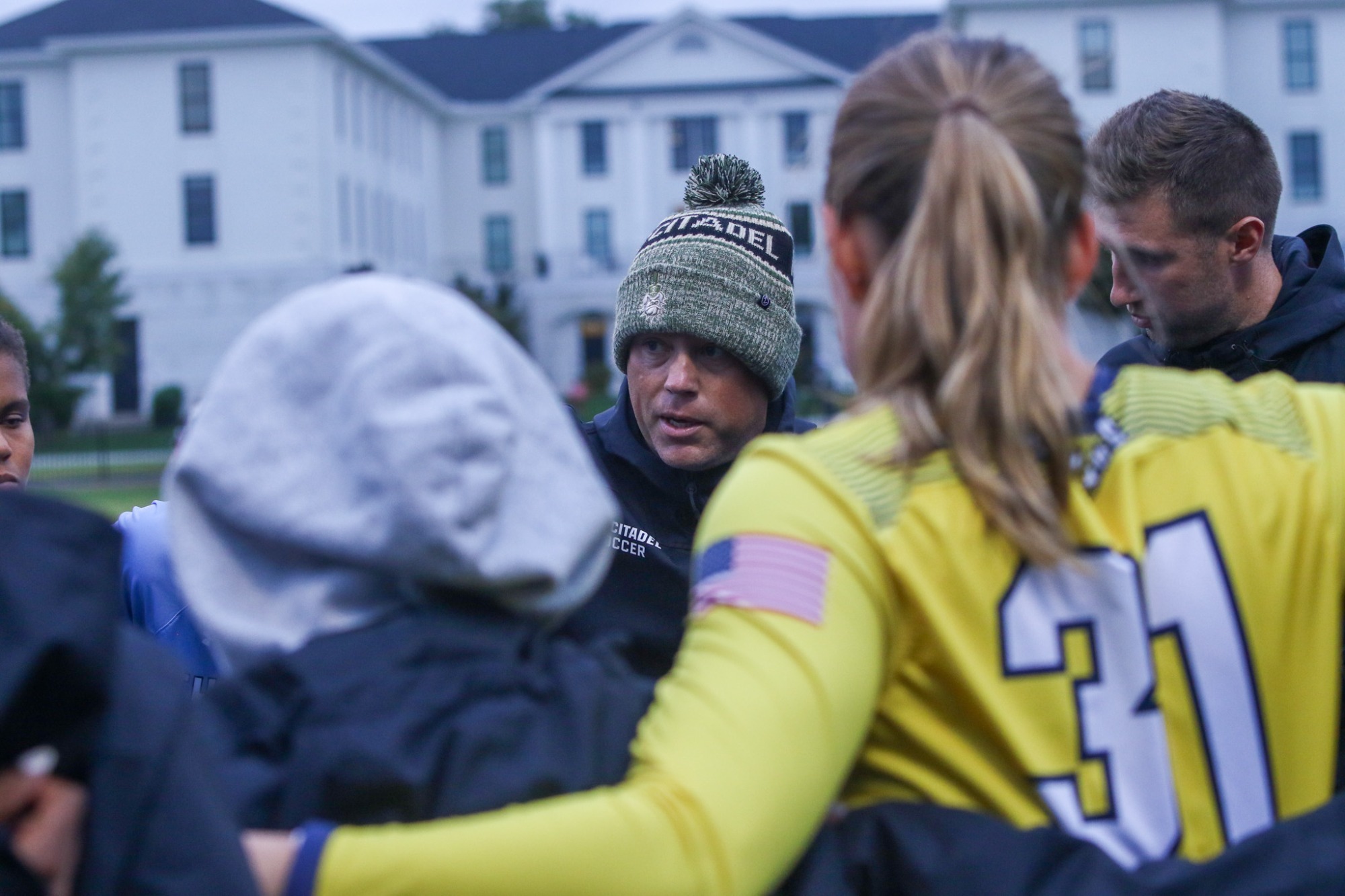 Ciaran Traquair Team Huddle