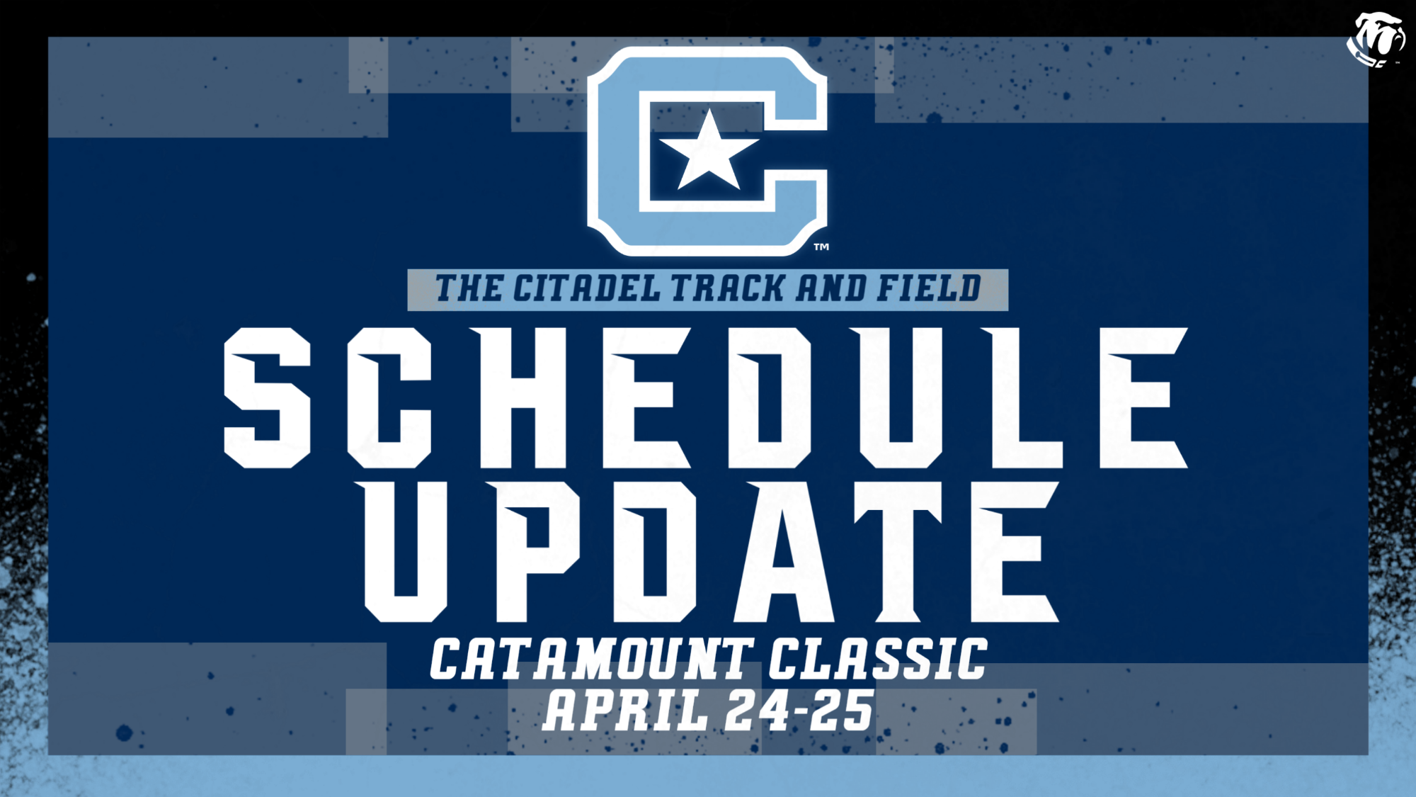 Track and Field Schedule Update Graphic