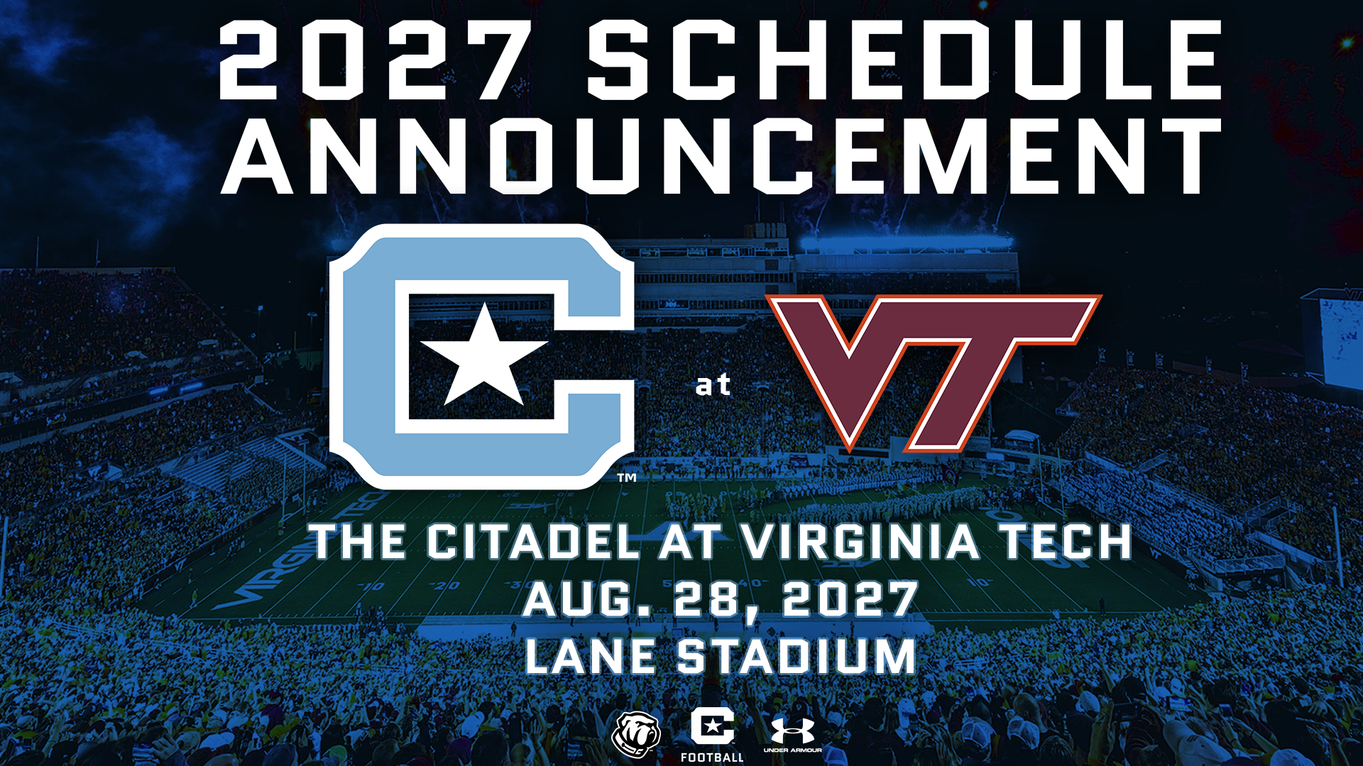Citadel Football @ VT 2027 Announcement 