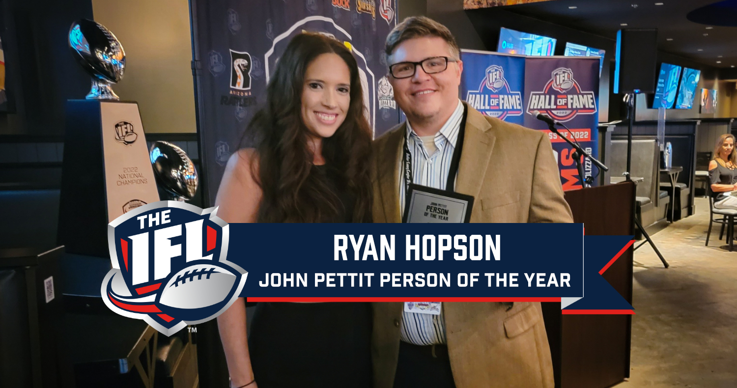IFL Awards John Pettit Person of the Year to Ryan Hopson Iowa