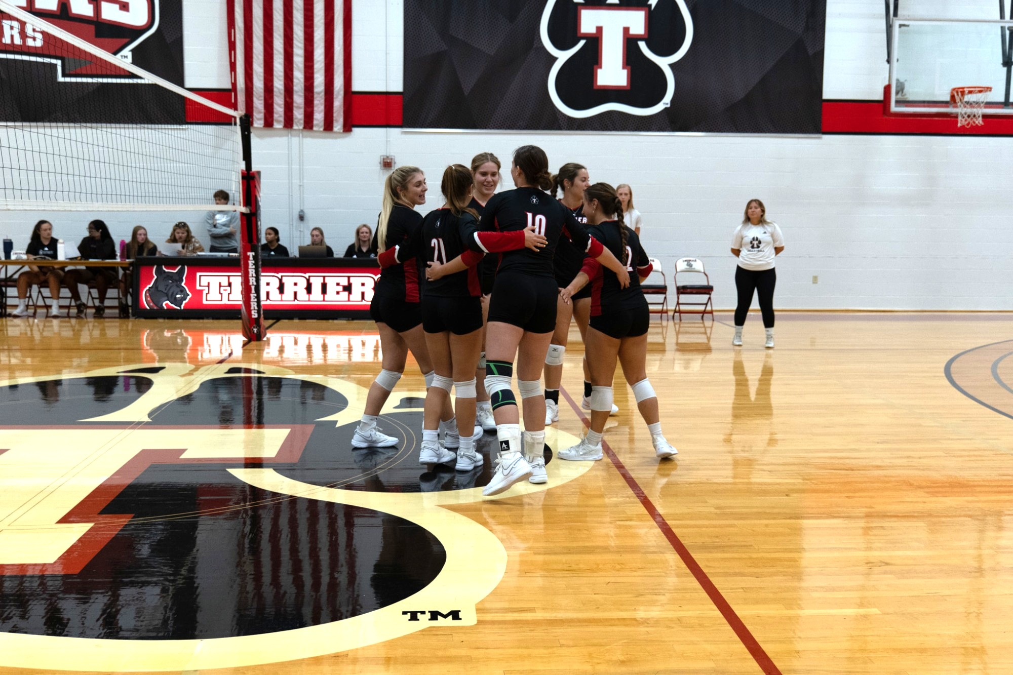 Women's Volleyball Huddle