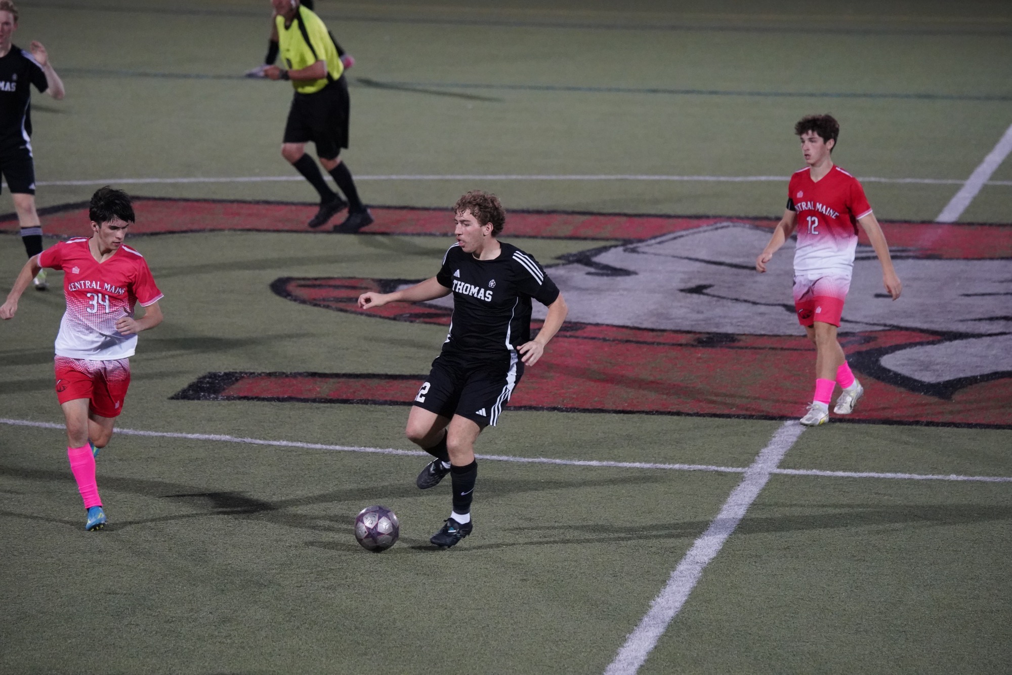 JV Men's Soccer Action Shot