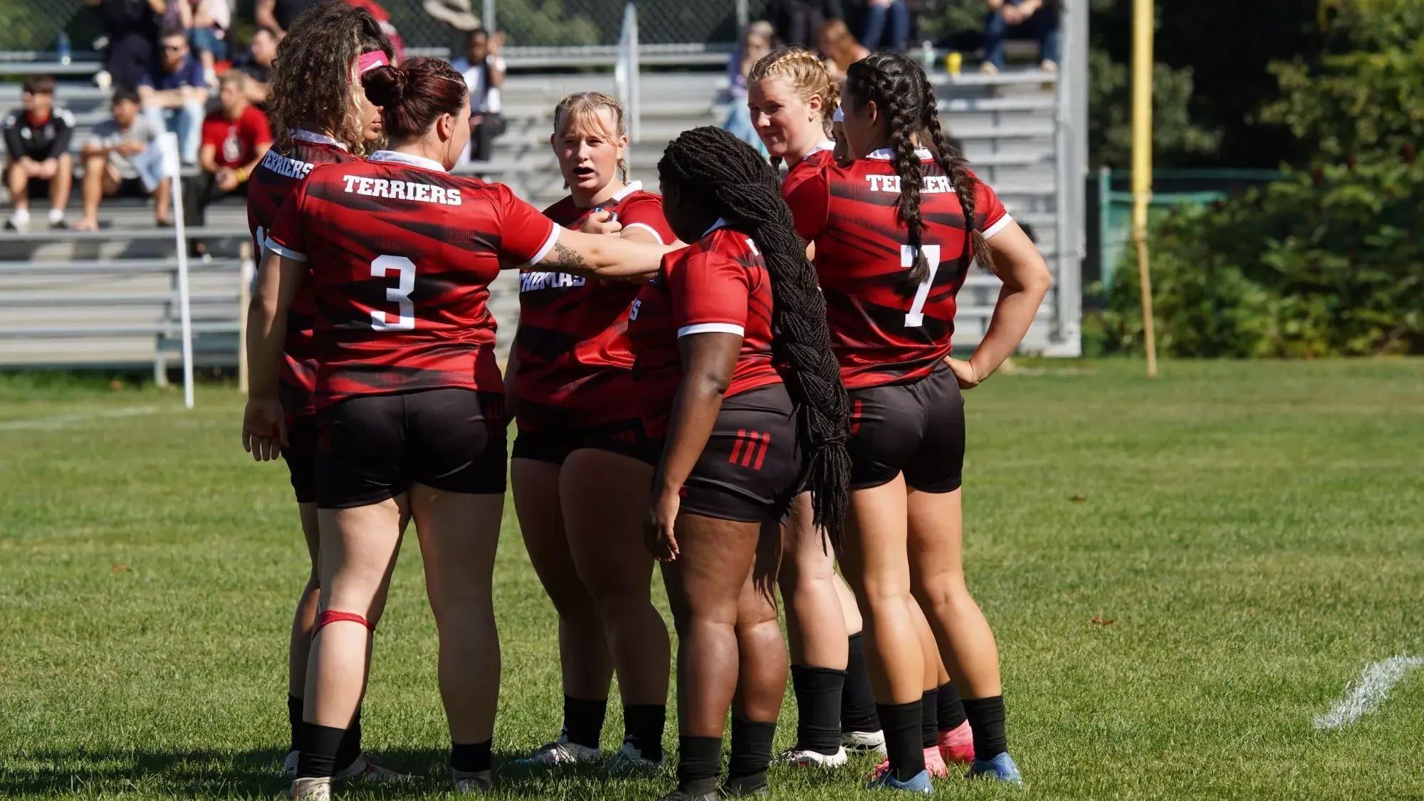 Women's Rugby Huddle