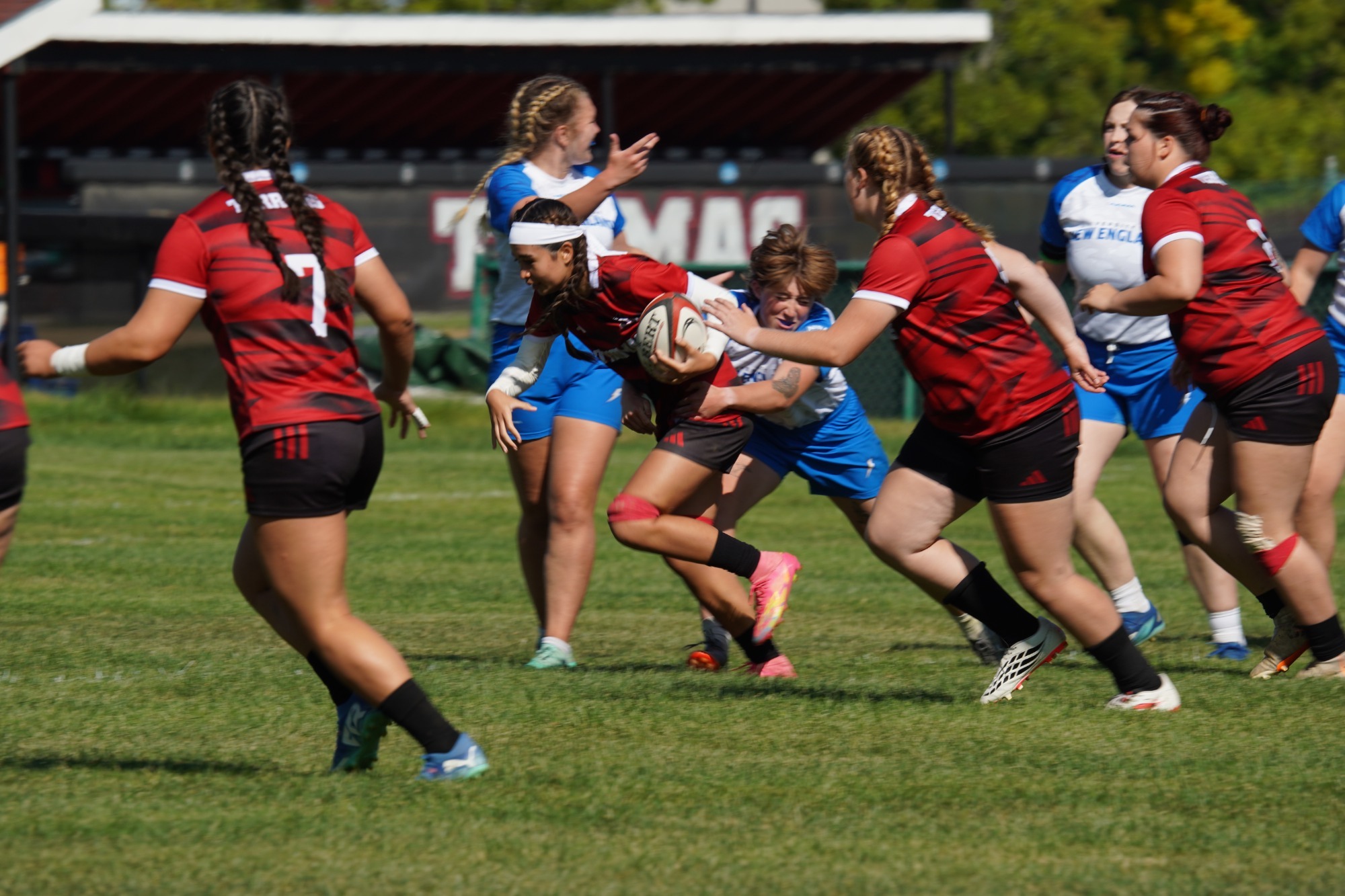 Women's Rugby Action Photo