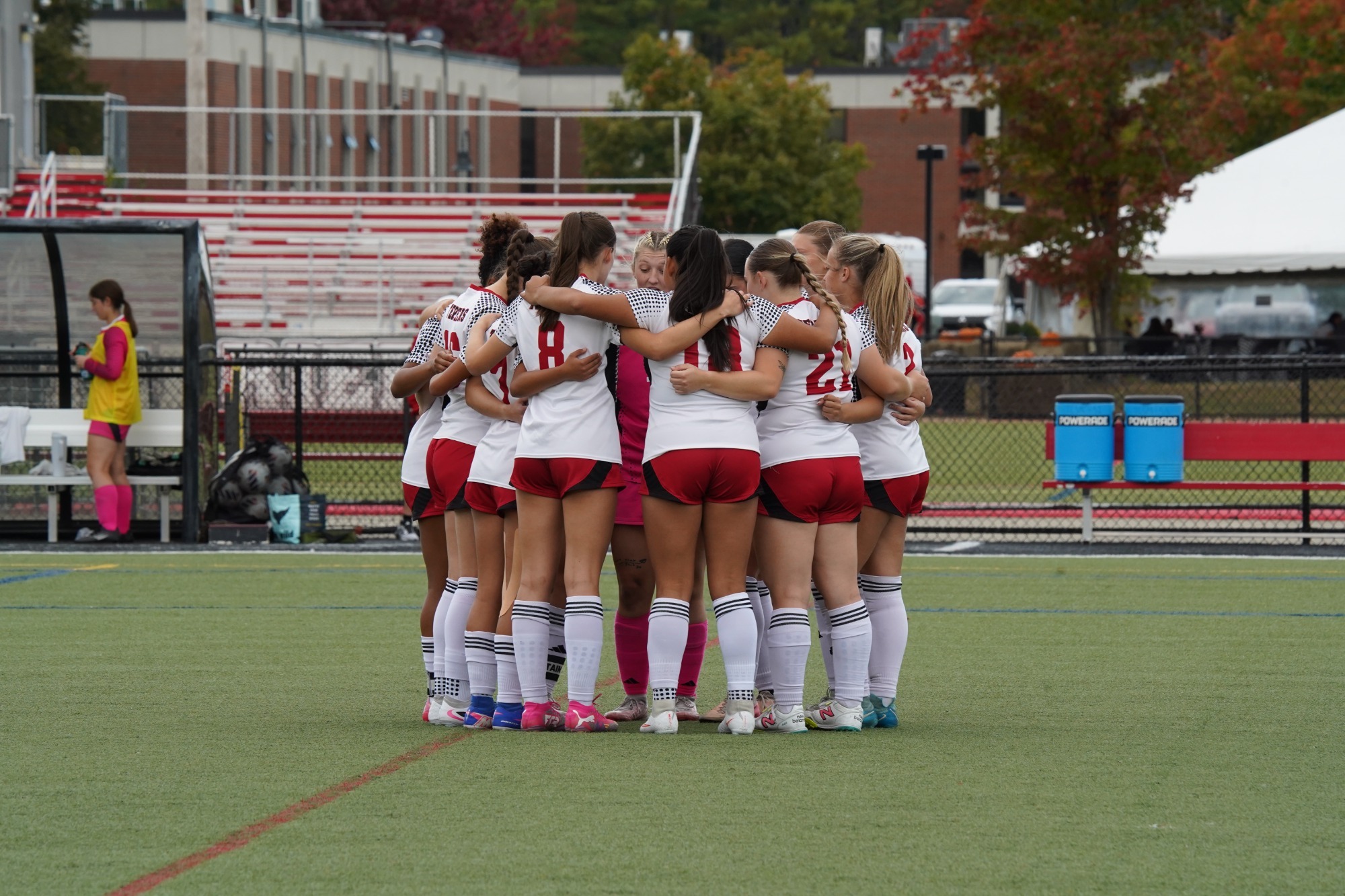 Women's Soccer Huddle
