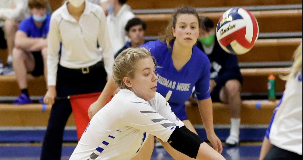 Women's Volleyball Passes Pikeville in a 30 Sweep Thomas More University