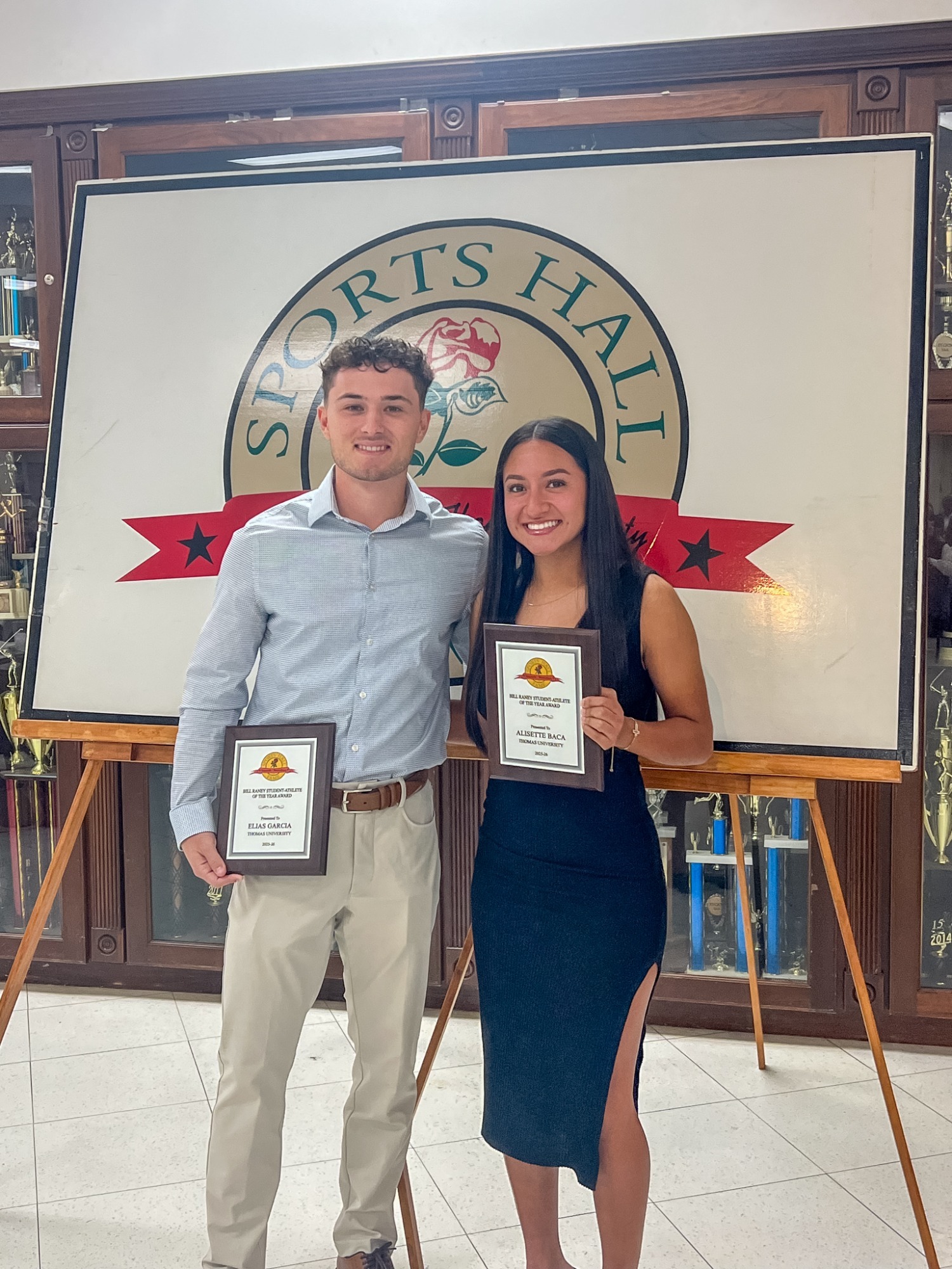 Garcia and Baca recognized: The Thomasville-Thomas County Sports Hall of Fame recognized student-athletes of the year from each of the area schools at the 31st annual Hall of Fame Banquet Thursday, November 13th at 7pm at Thomasville High School.