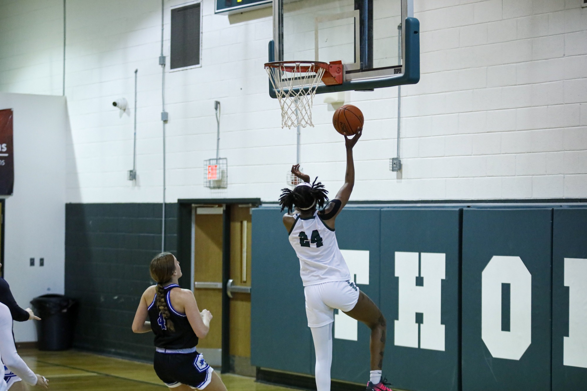 Montgomery attempting a layup