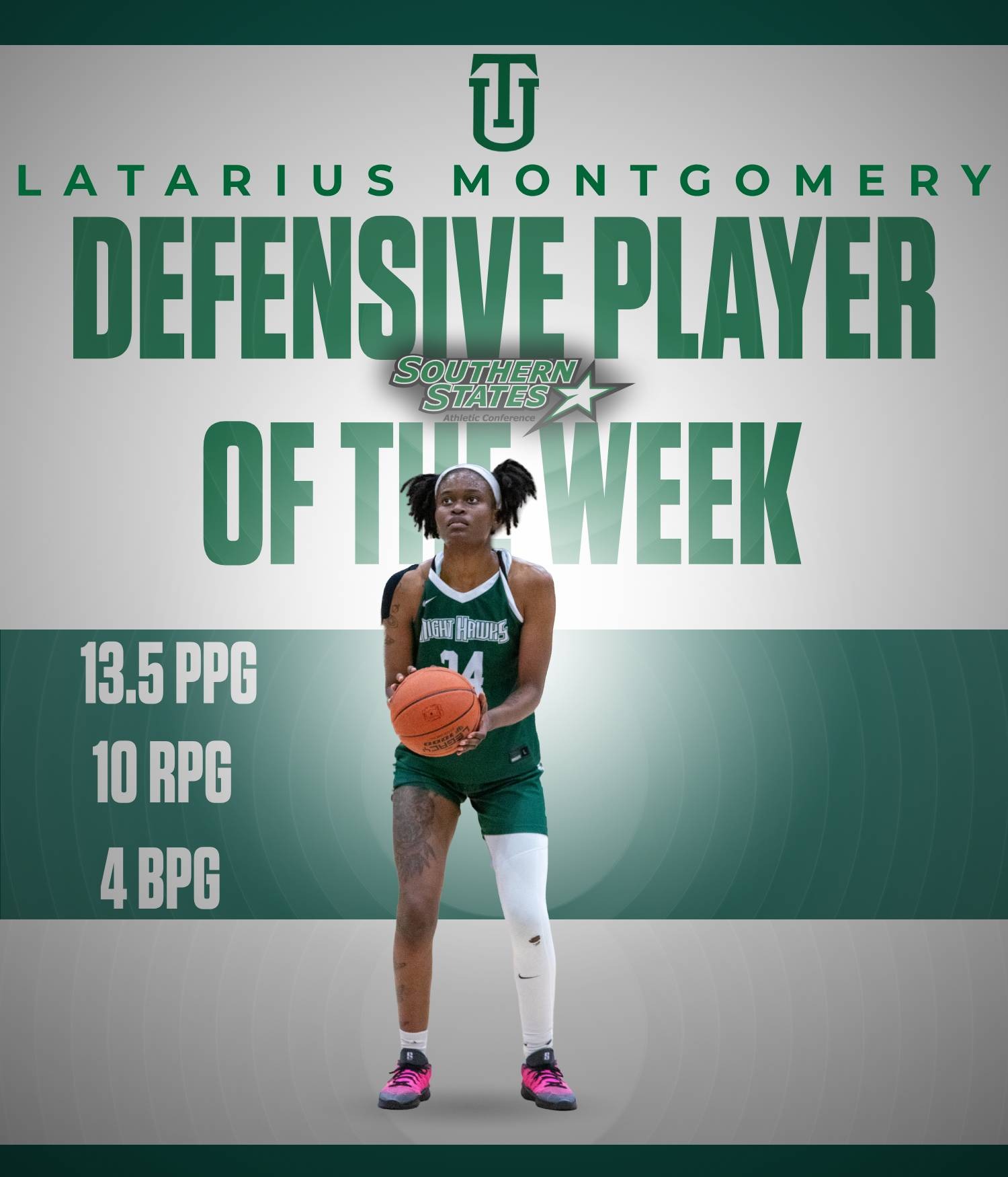 Montgomery wins third Defensive Player of the Week